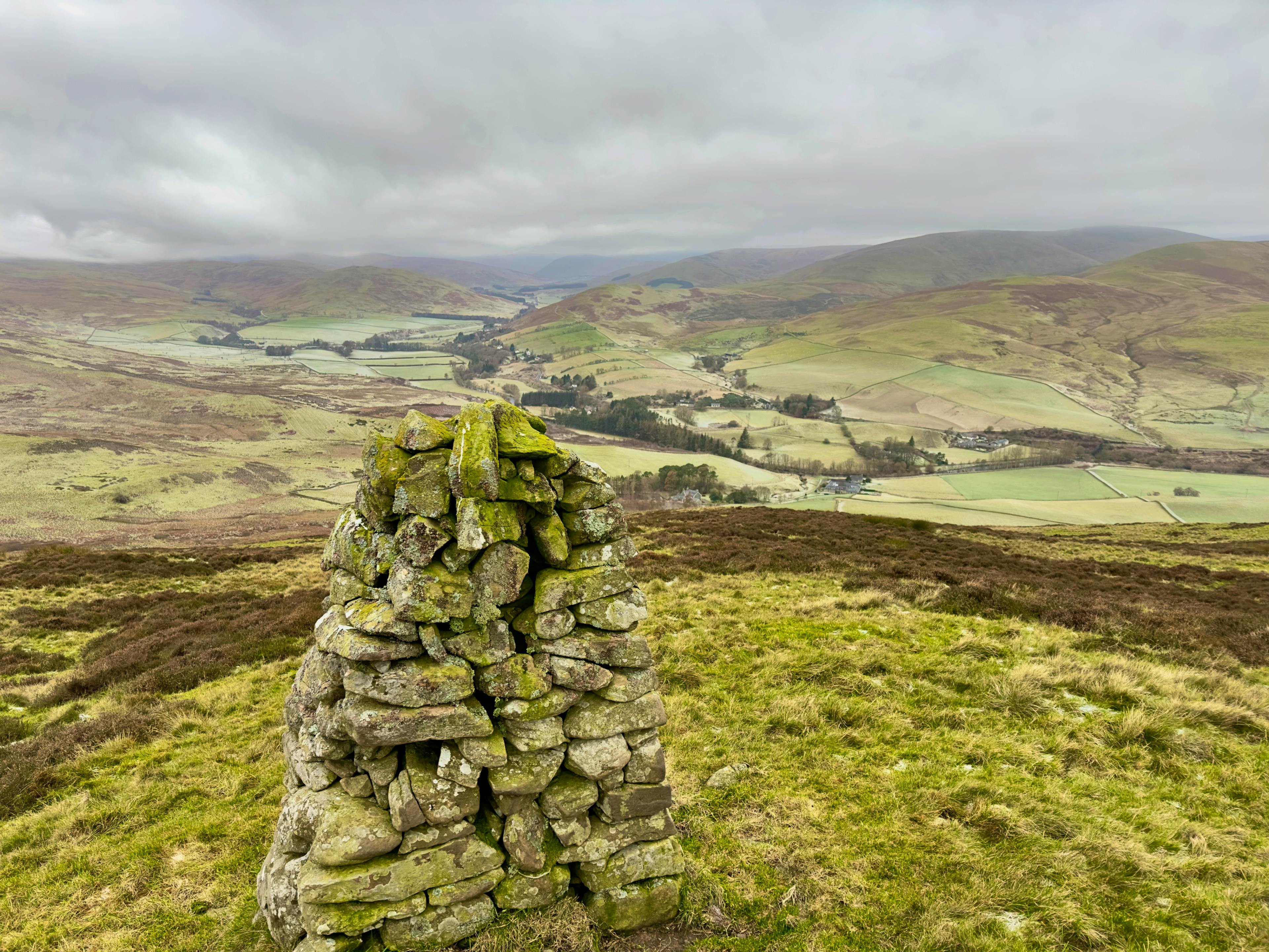 The cairn on the hillside