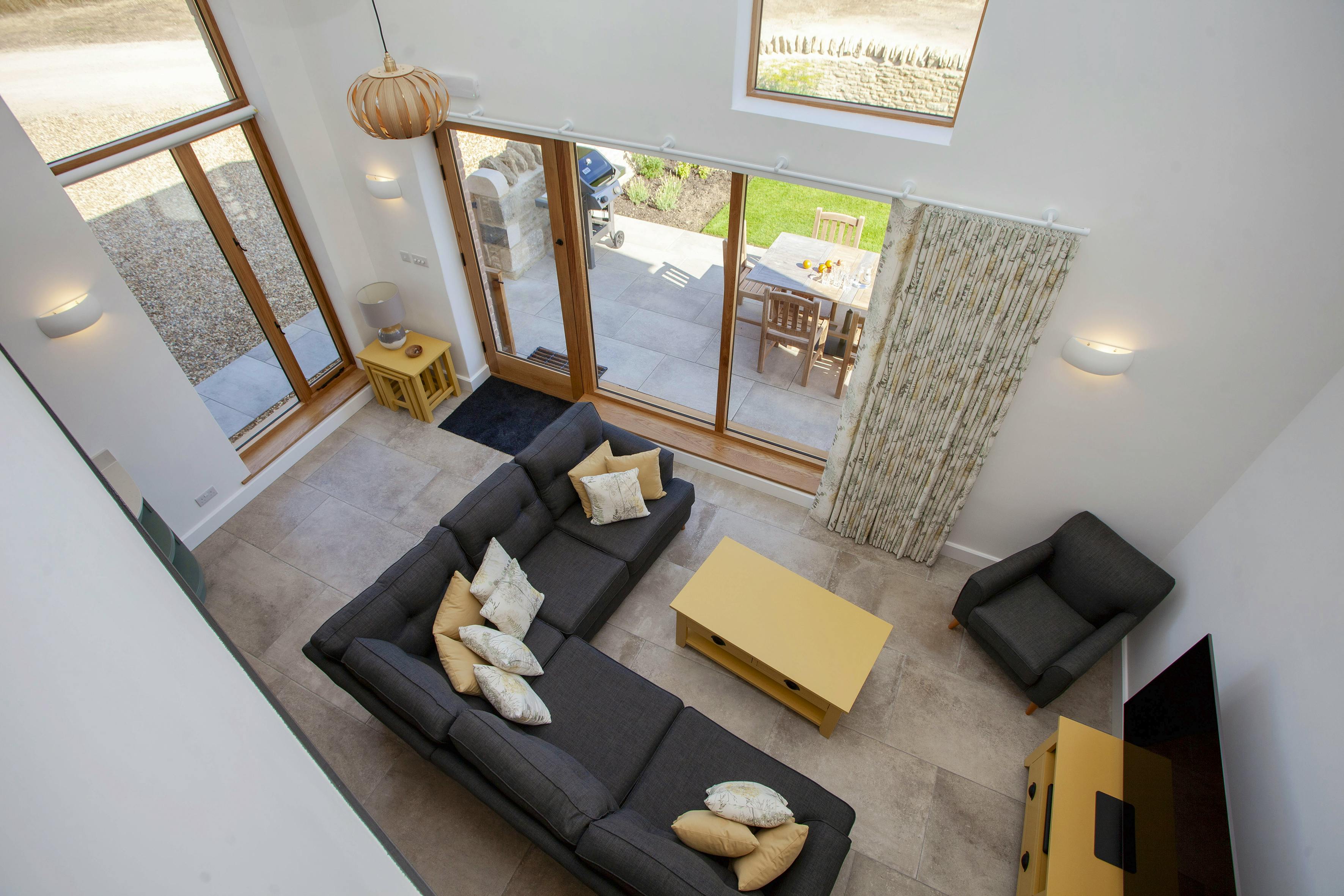 Hayloft view from balcony