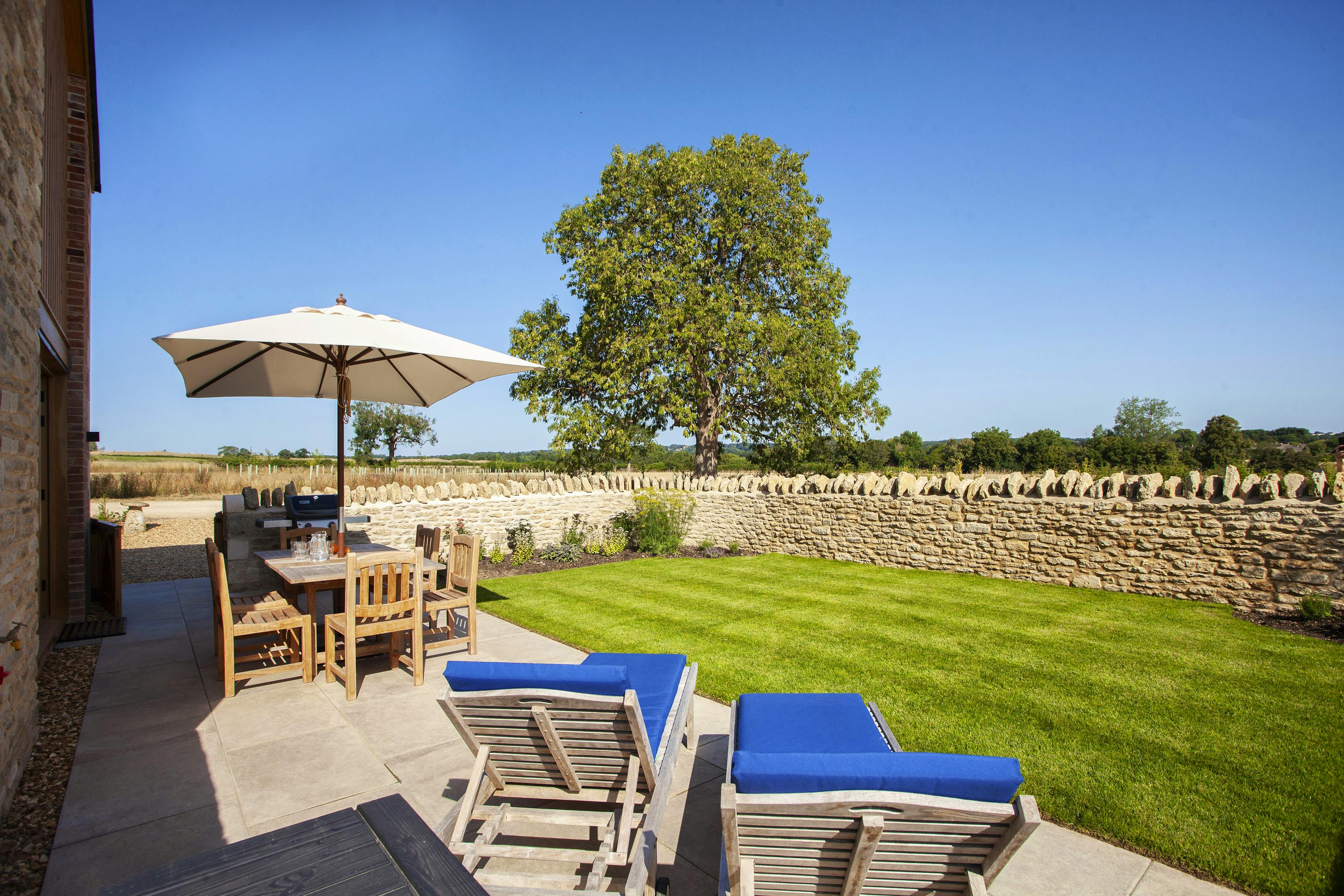 Hayloft views of countryside