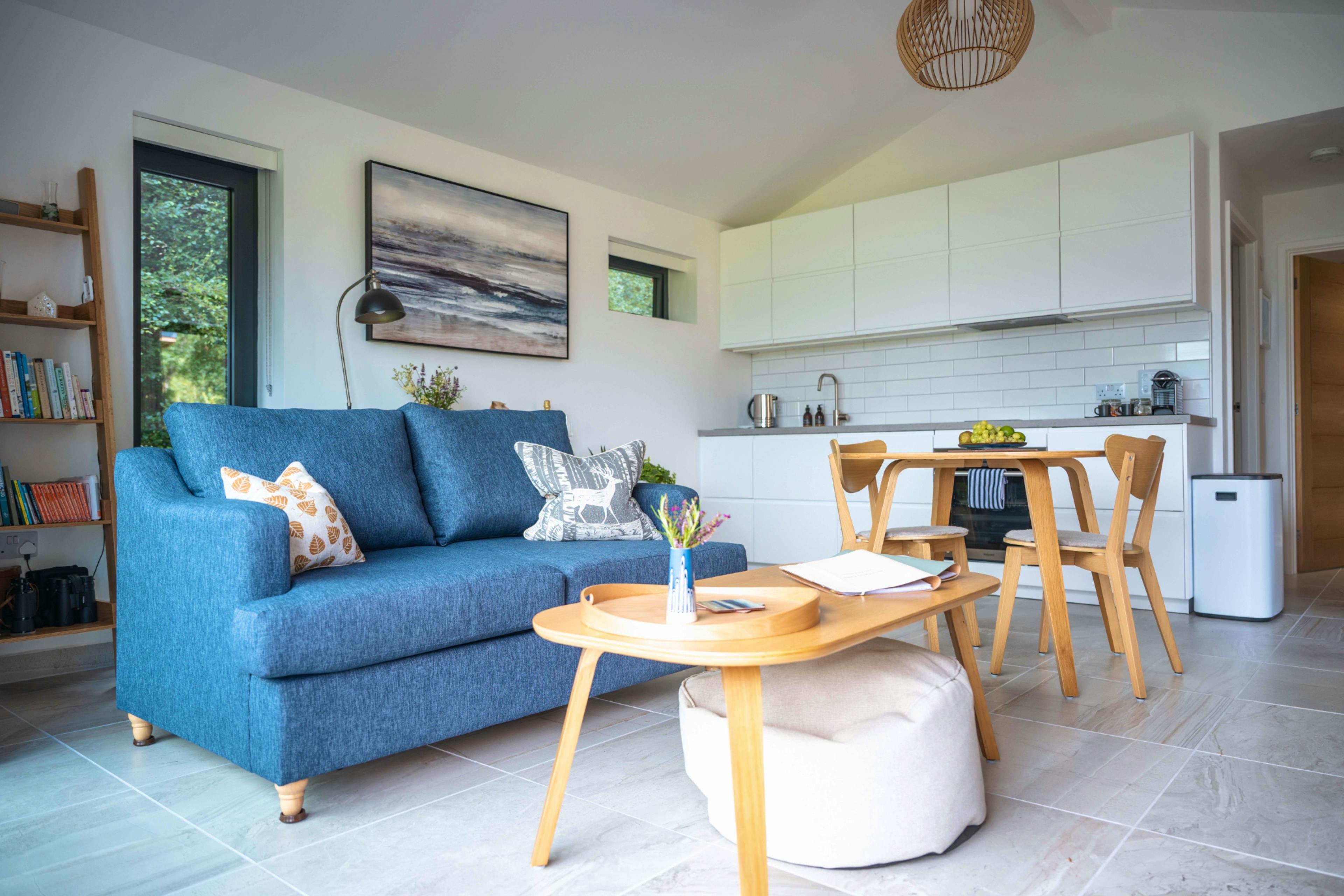 Open plan living dining kitchen