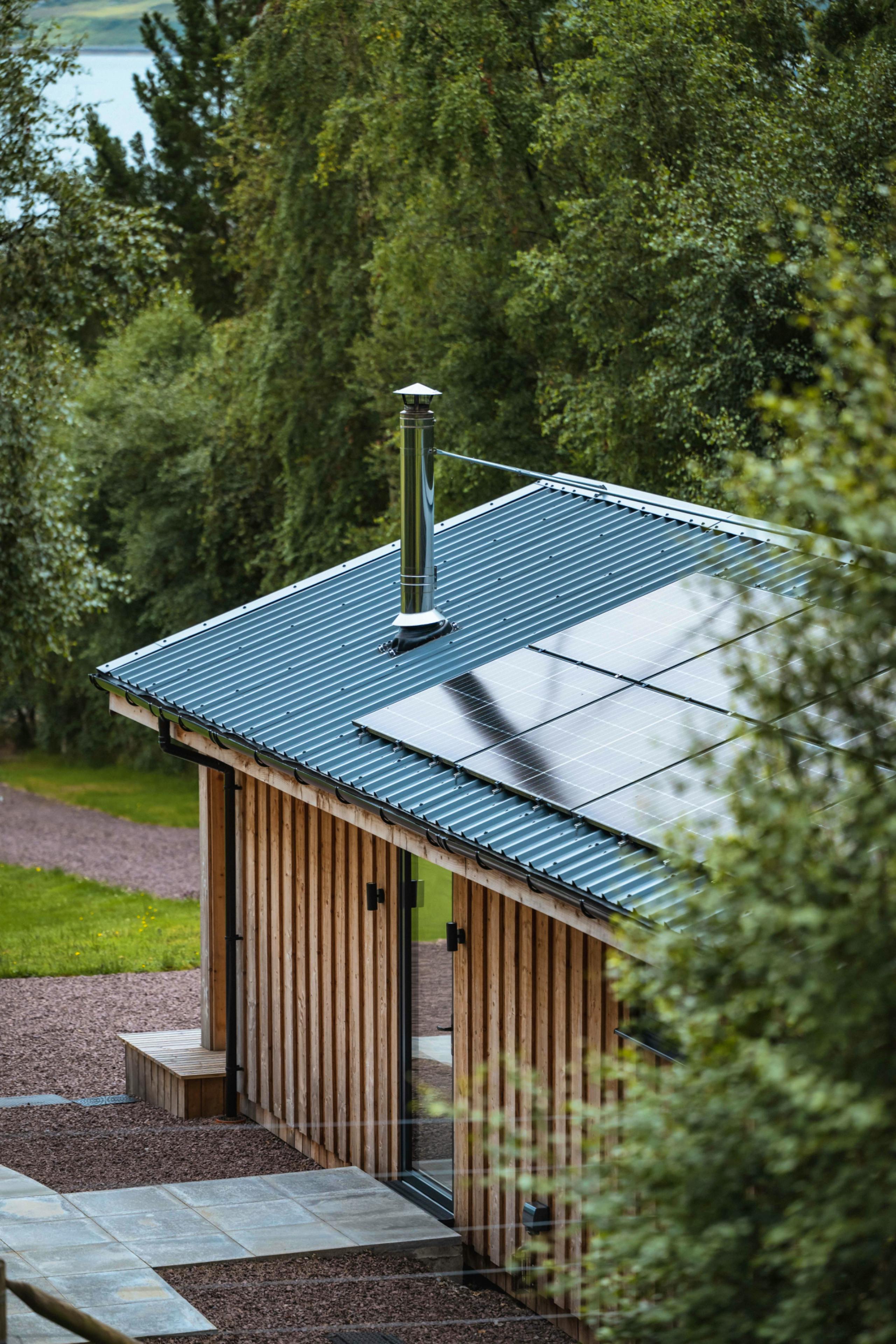 Cabin eco solar energy generation