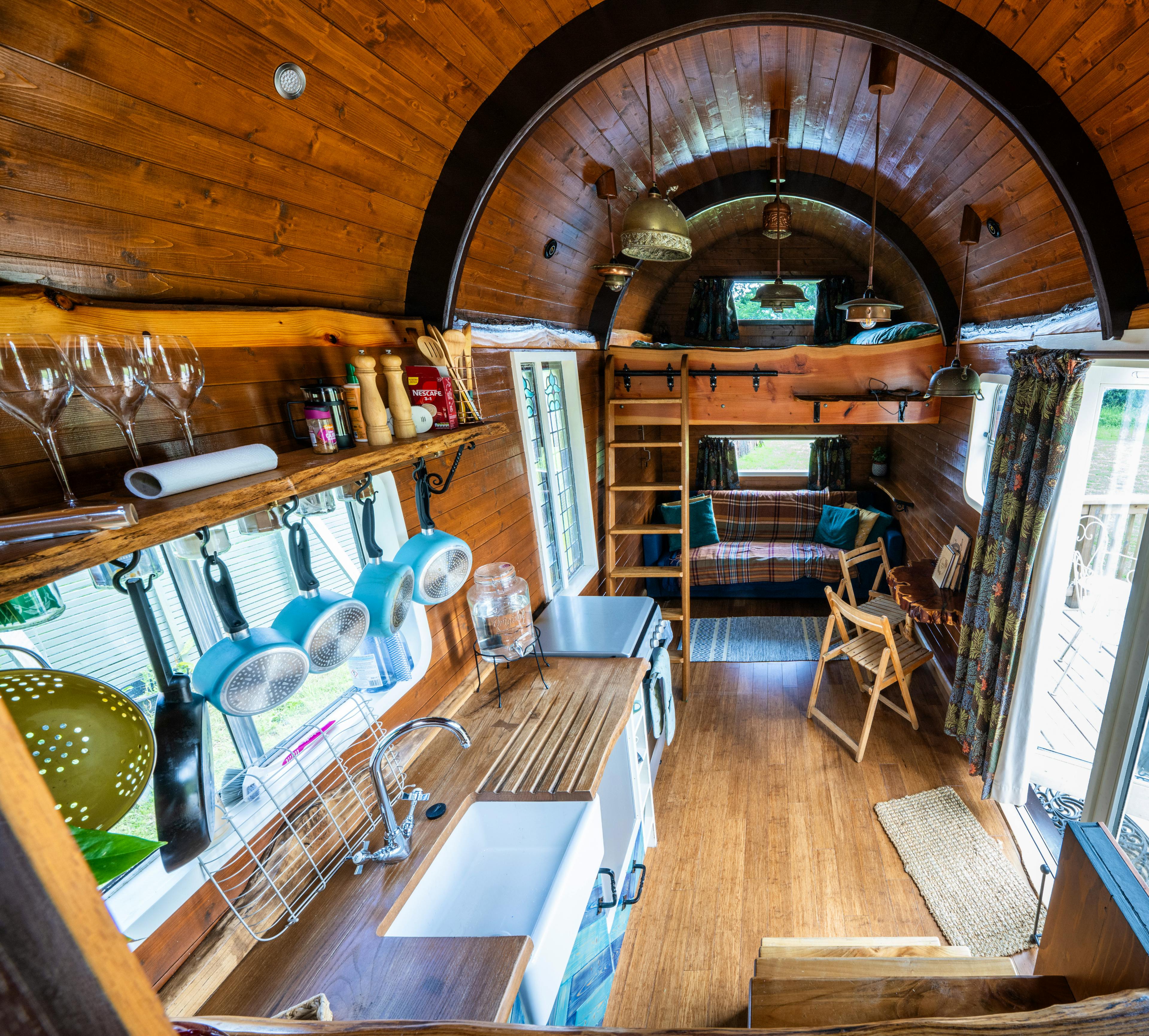 Inside Dixie from hobbit door