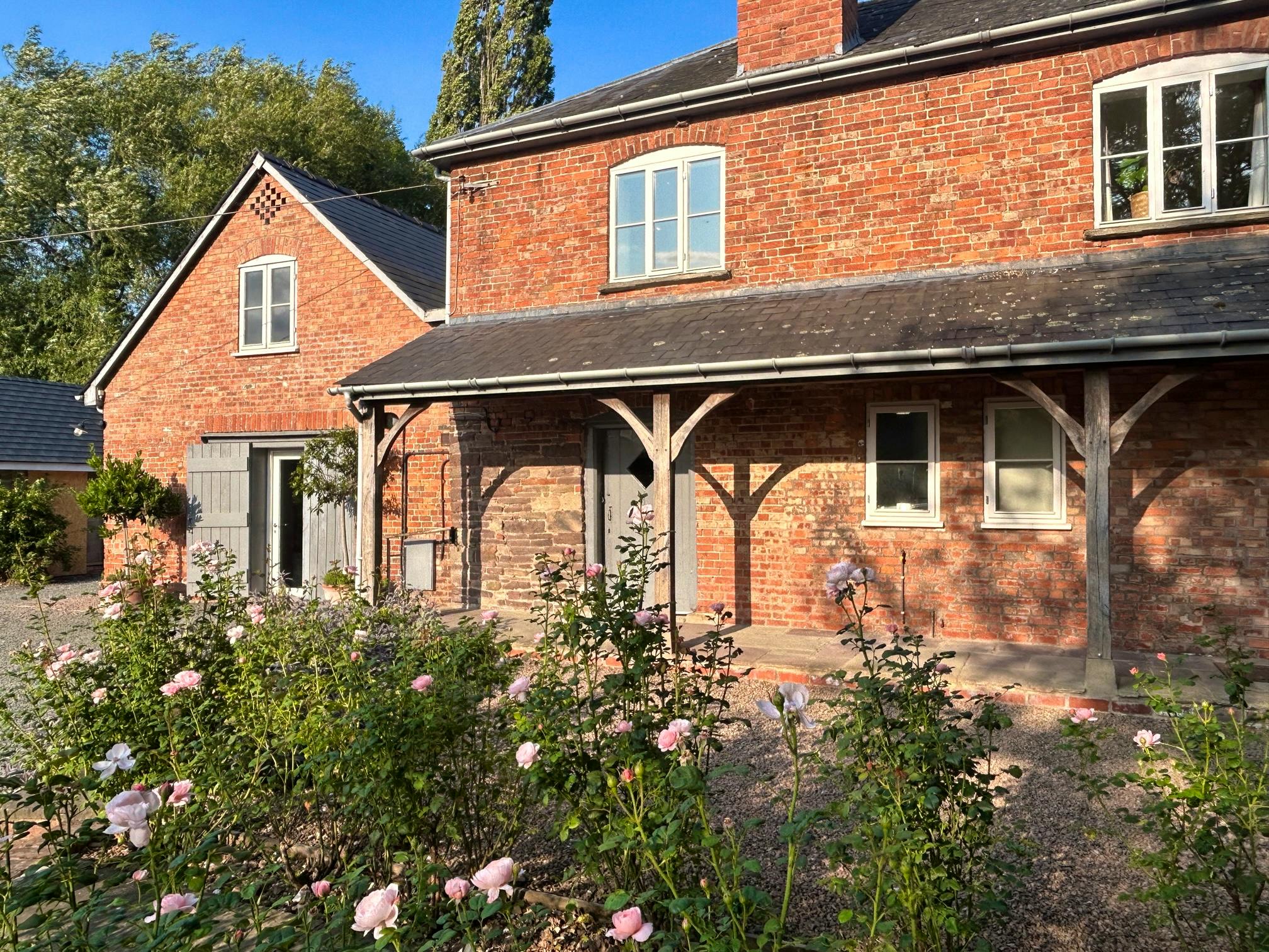 Garden Cottage on the left