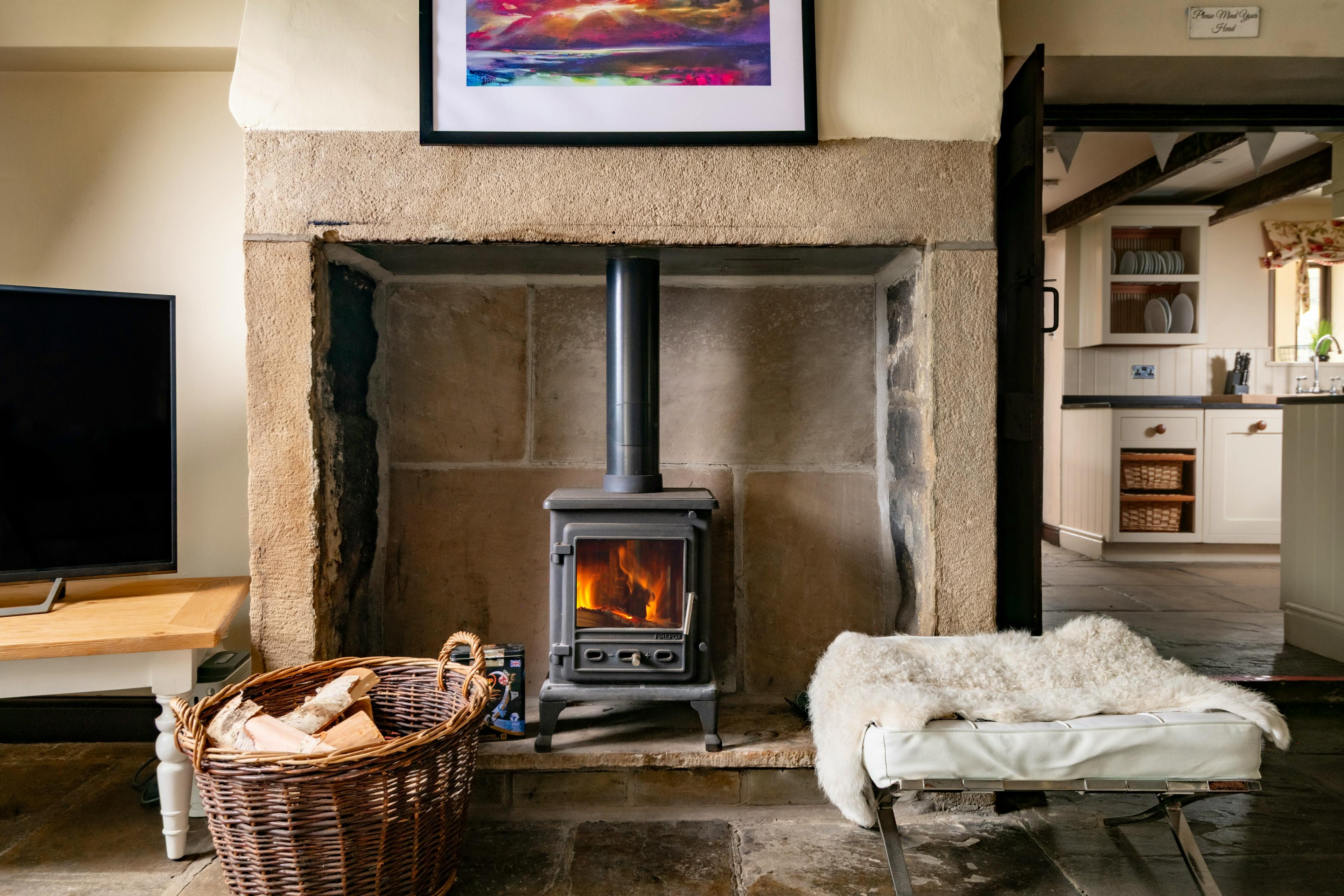 Two cosy woodburners