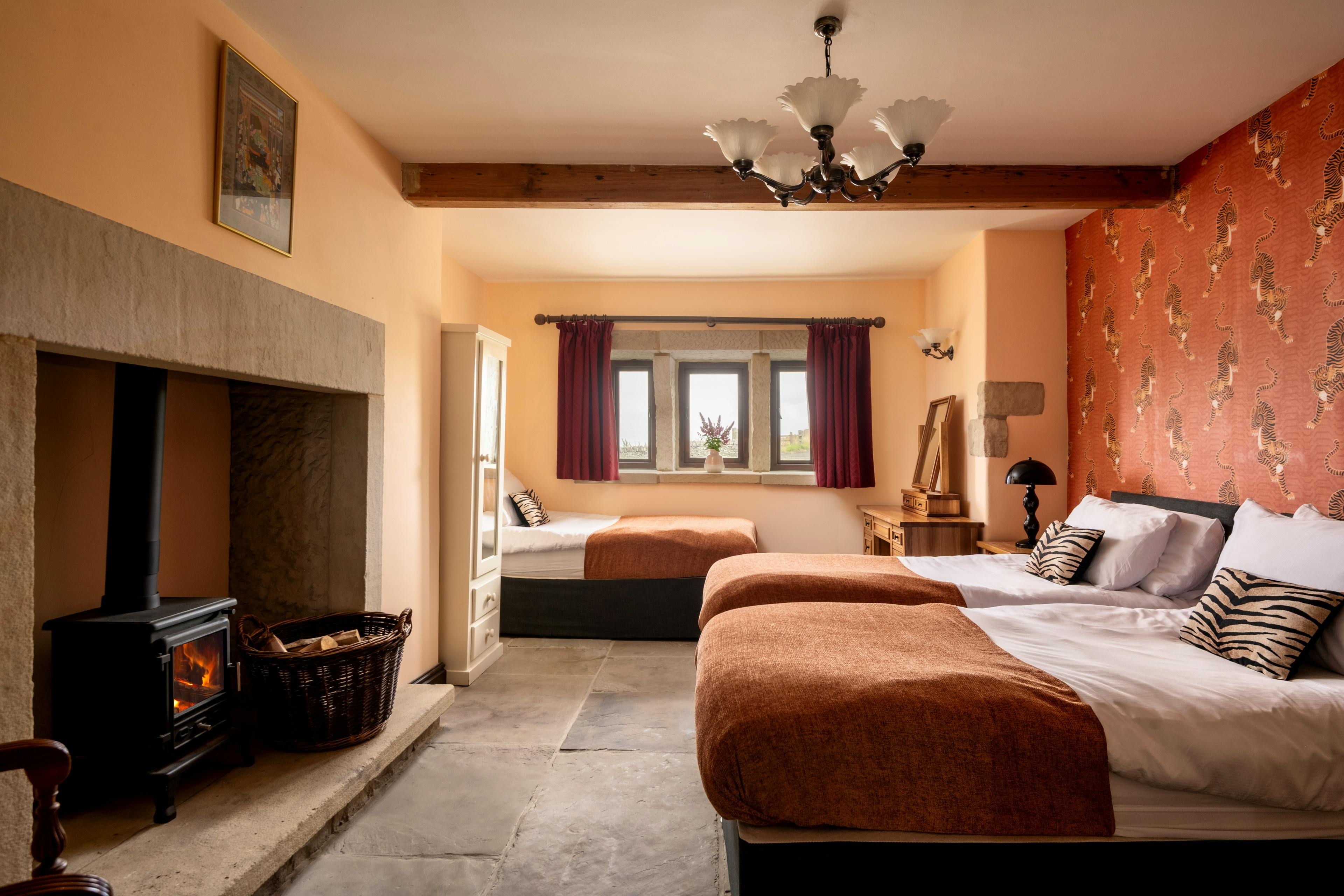 Downstairs ensuite Tiger Bedroom