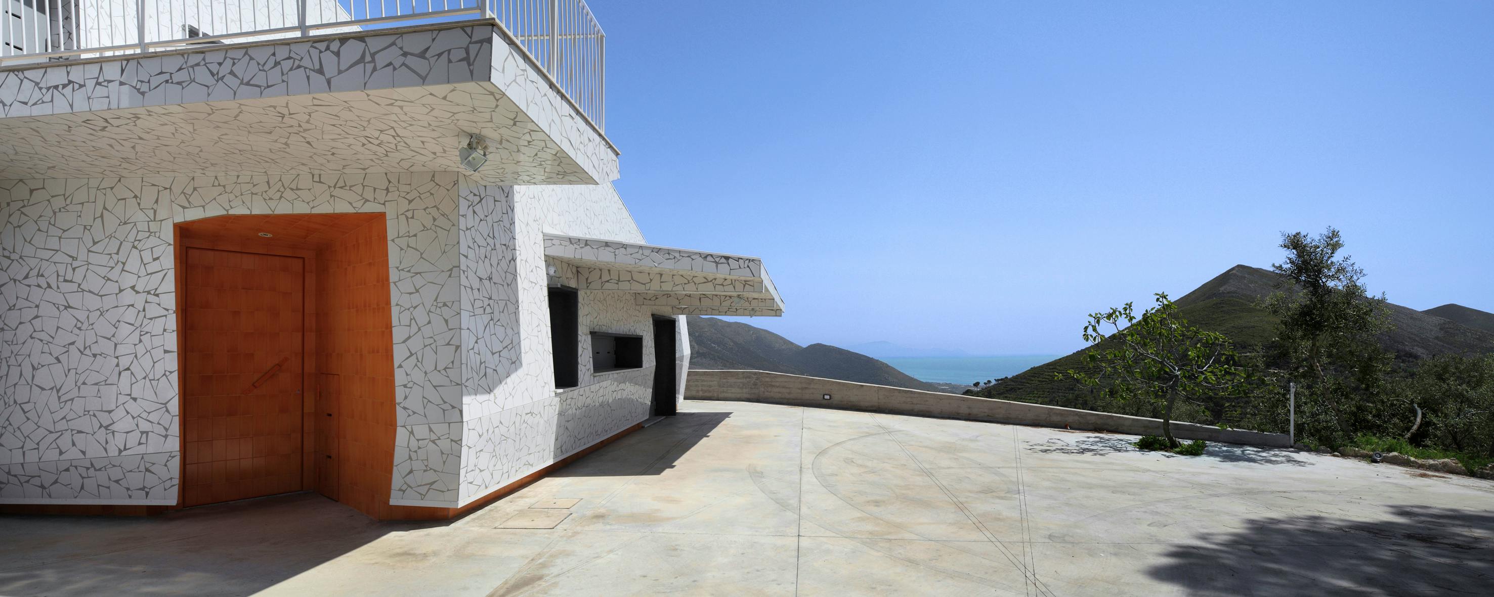 Front door and views