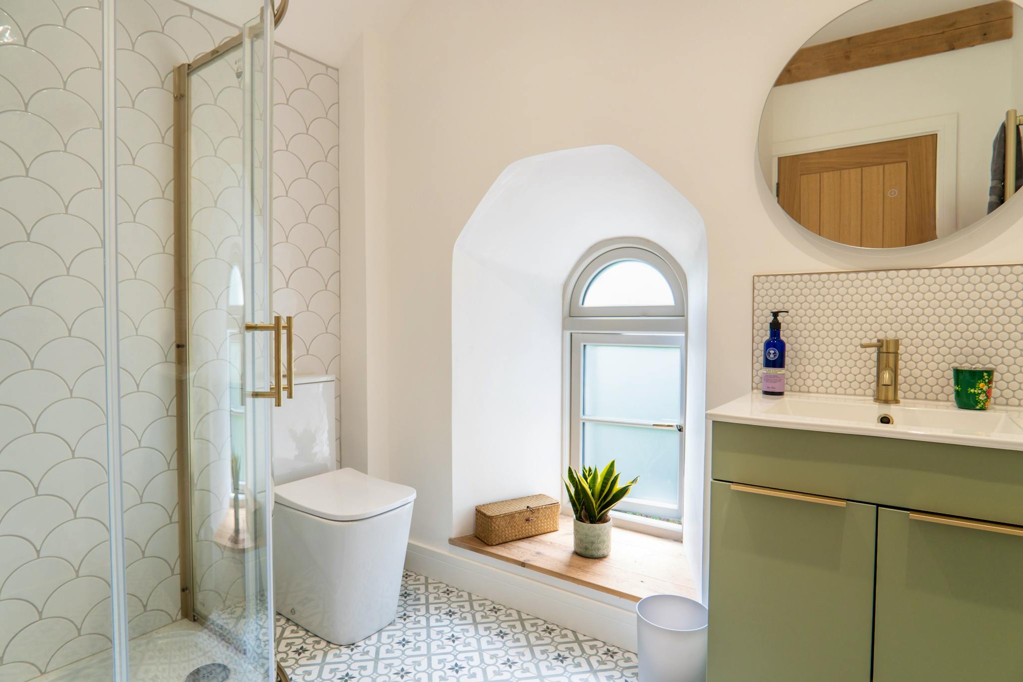 1st floor bathroom with shower