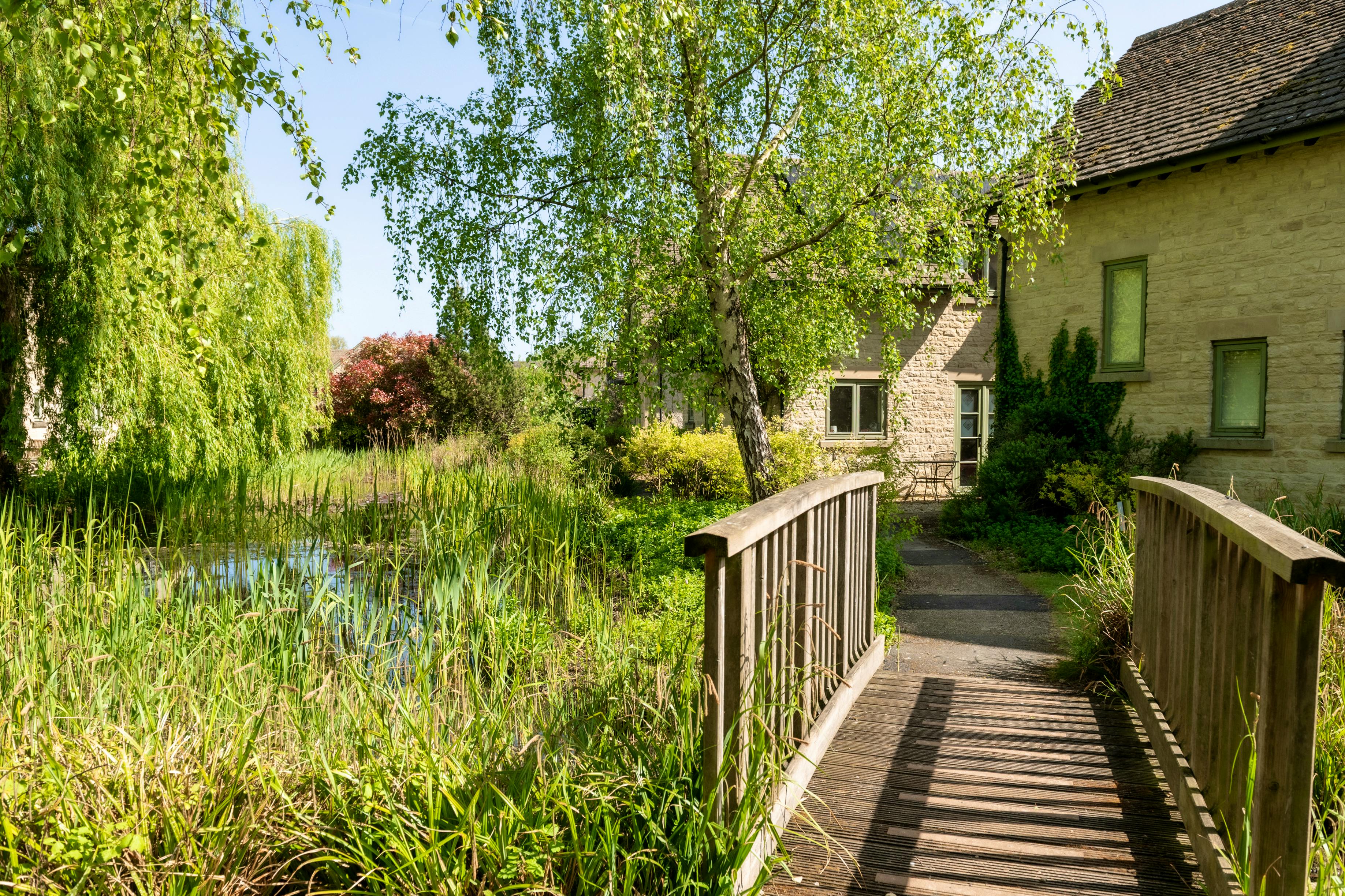 Our sundeck over Water Garden