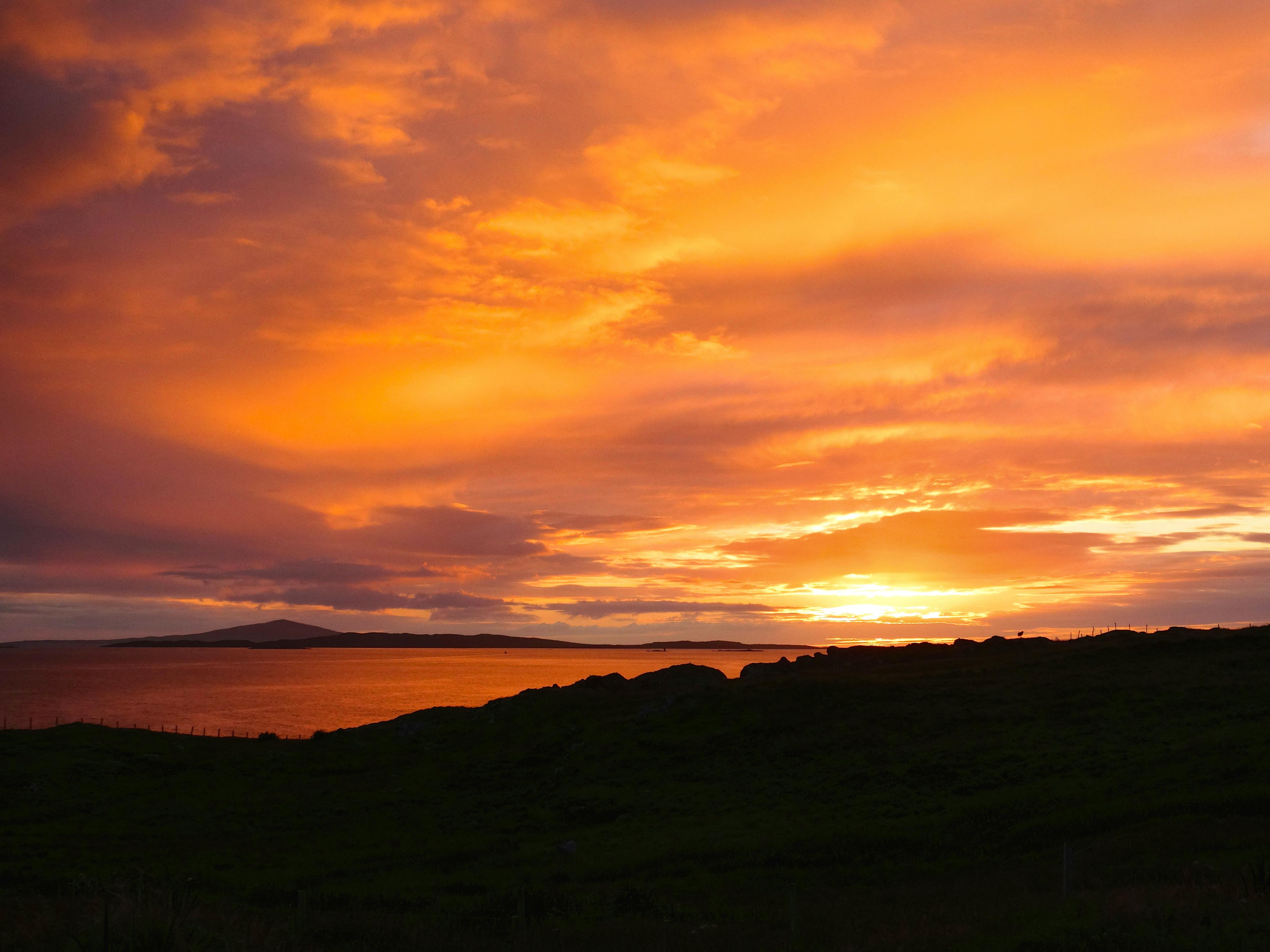 Stunning sunset over the Sound