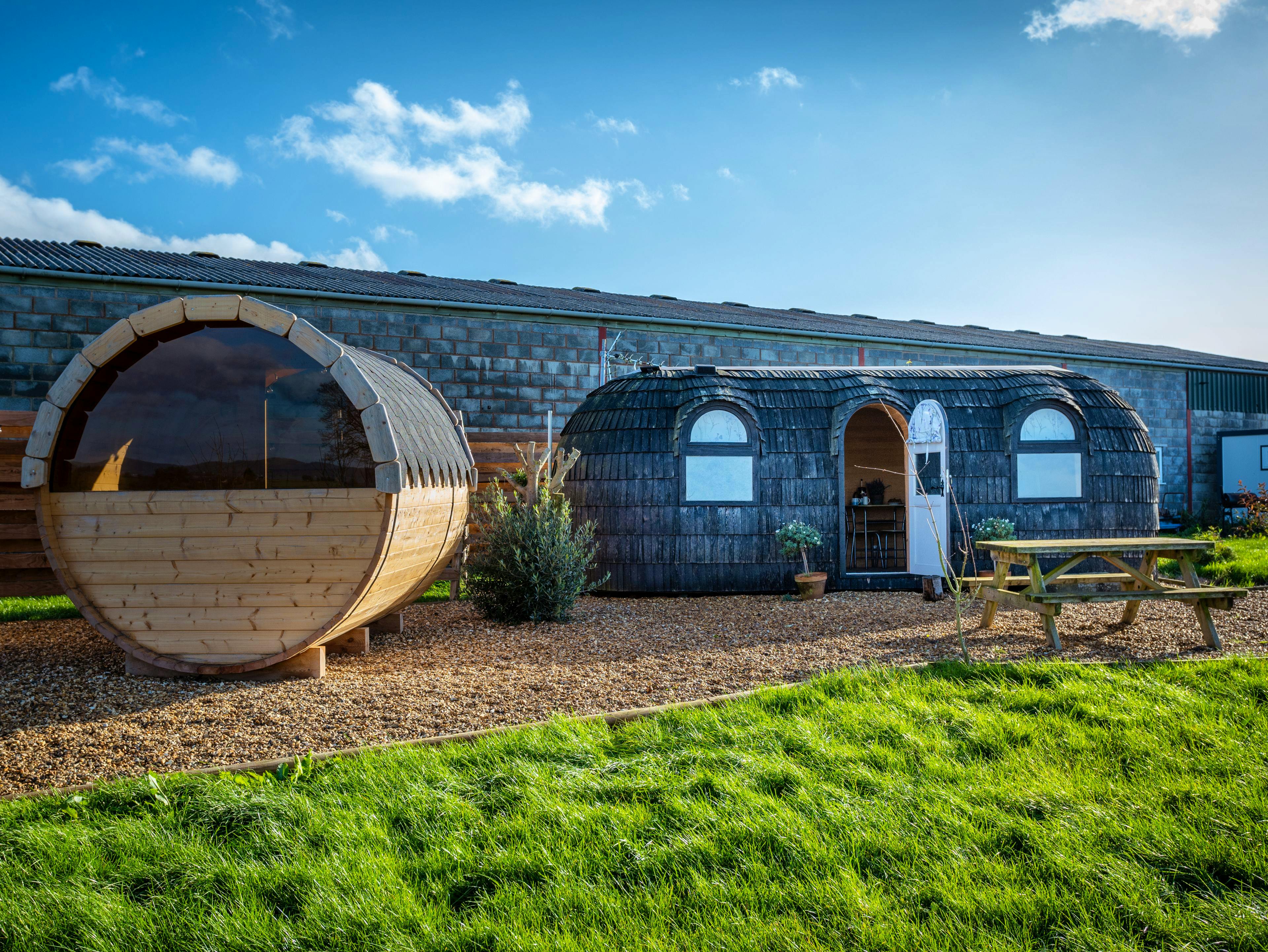 Buzzard Hideaway at Nash End Farm