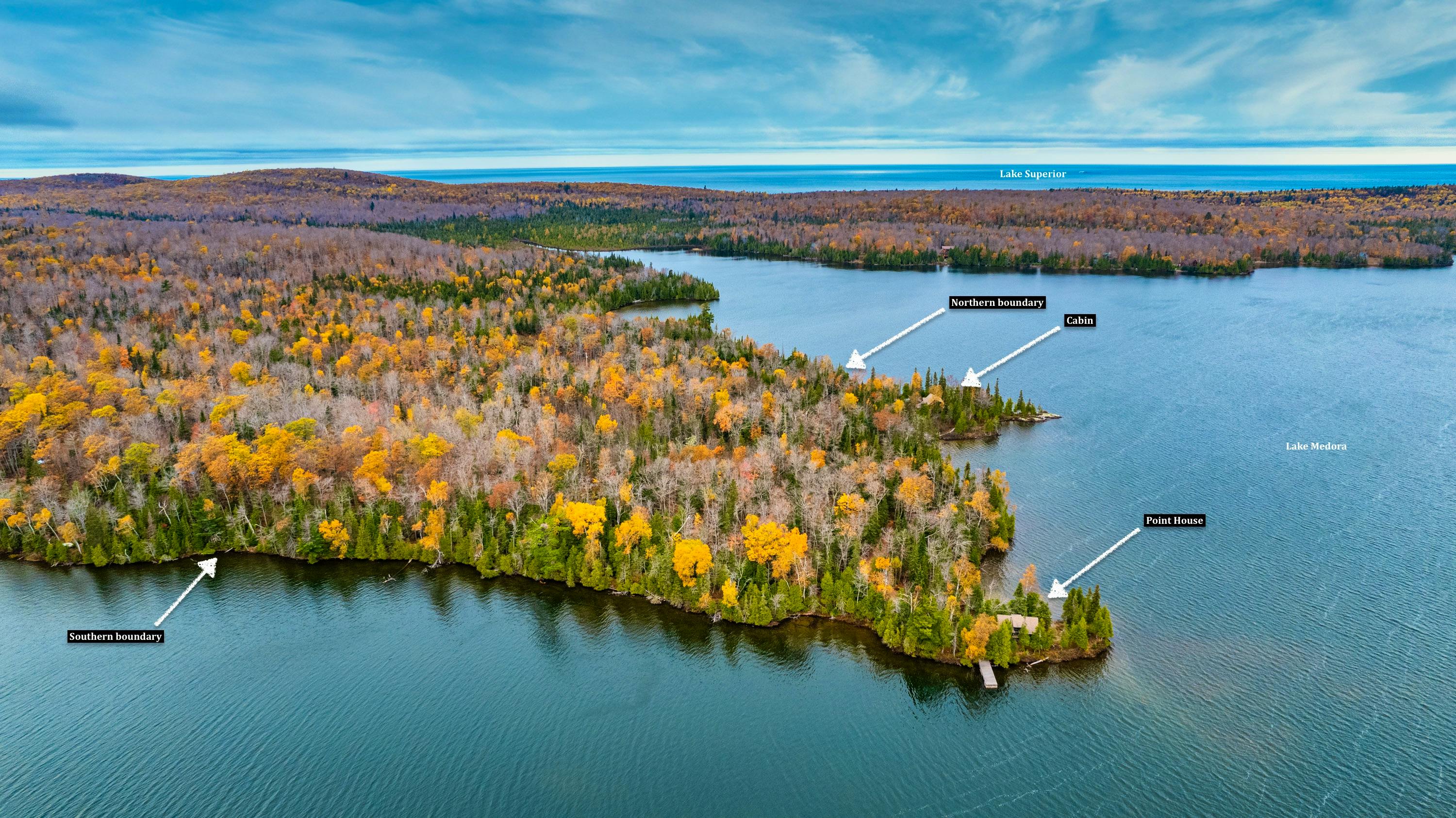 Two points, two coves, 12  acres.