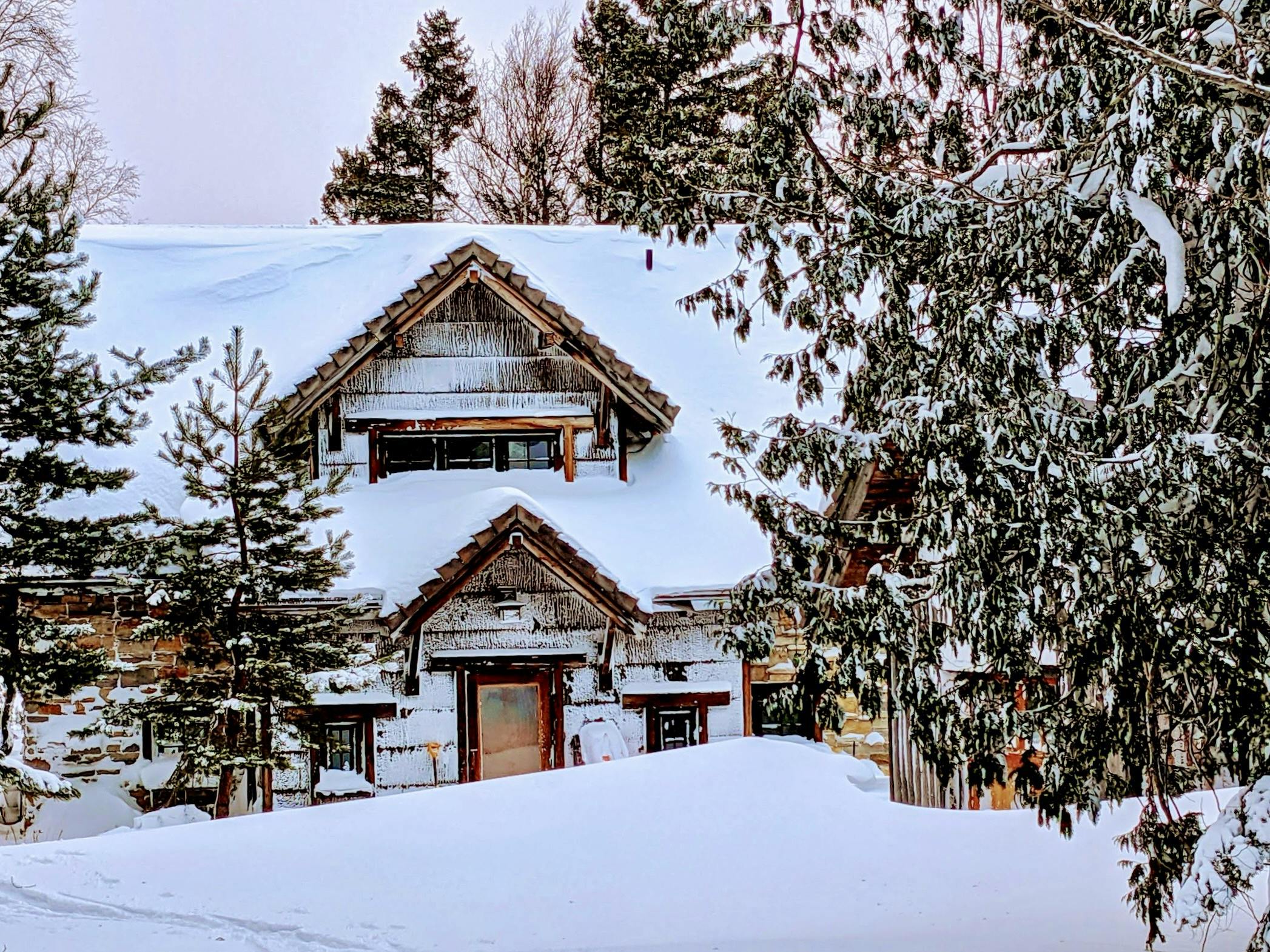 Winter snows are incredible!