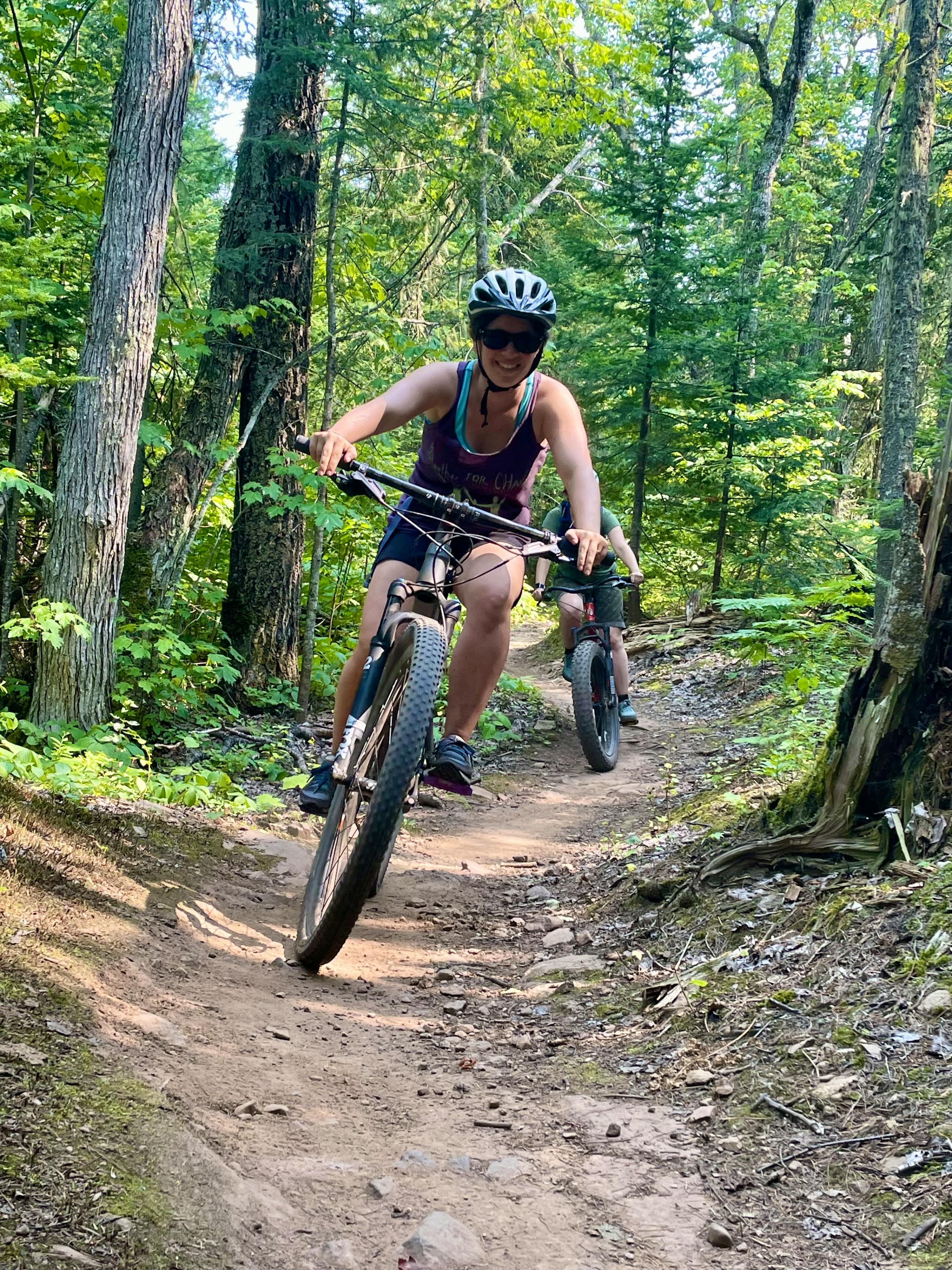 Our own 1  mile biking-hiking trail