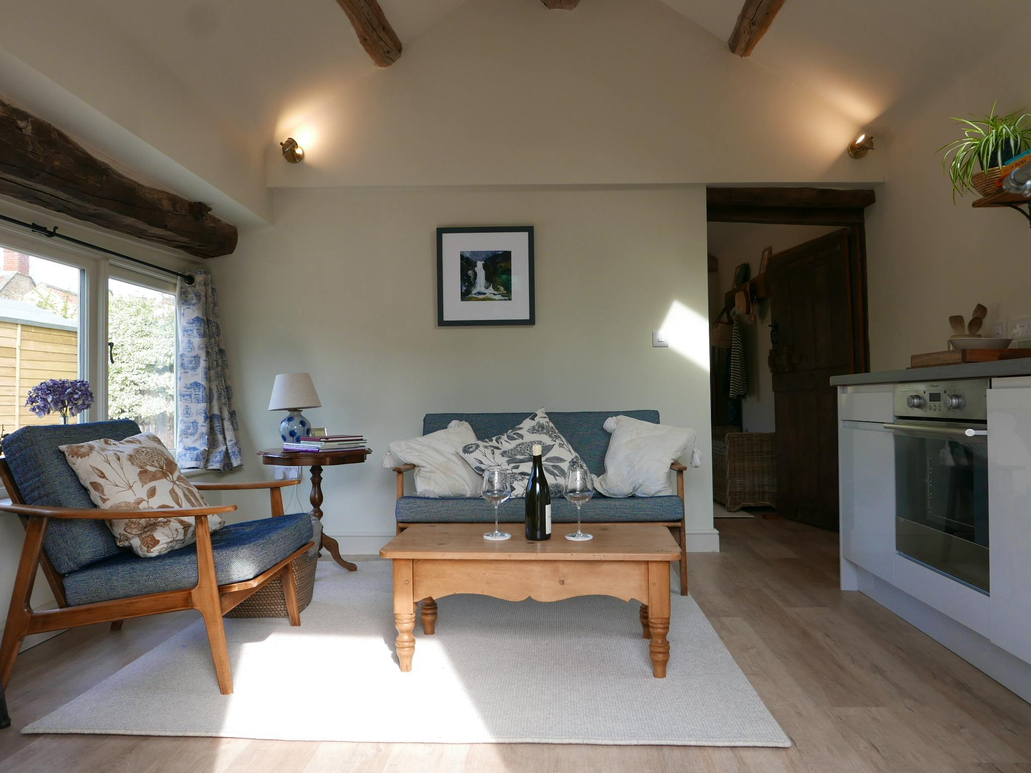 Bright and airy living space 