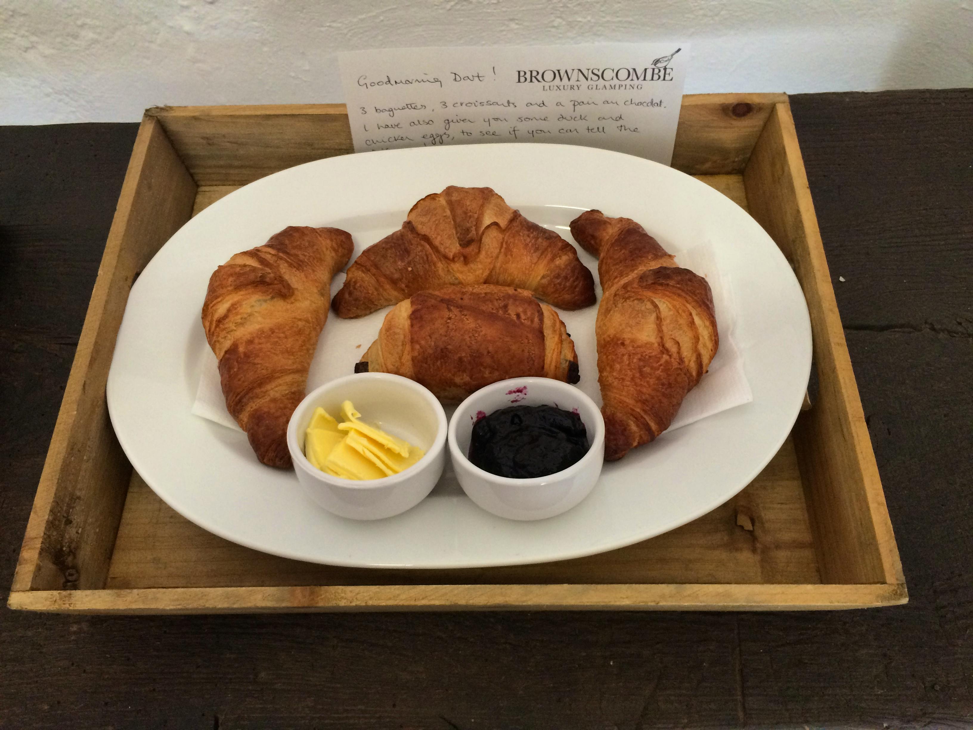 Order breakfast or supper from the Larder