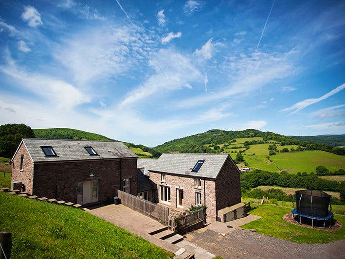 Strawberry Barn, luxury barn conversion in Brecon Beacons Wales