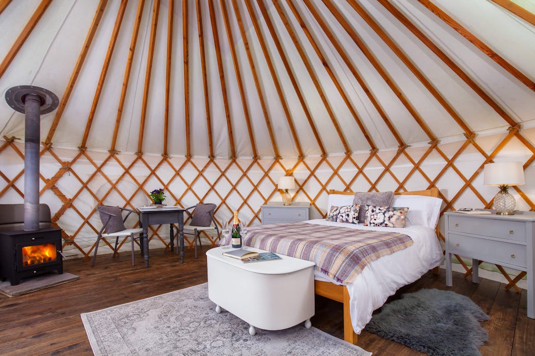 The Yurt Retreat Somerset Beautiful yurt glamping CoolStays
