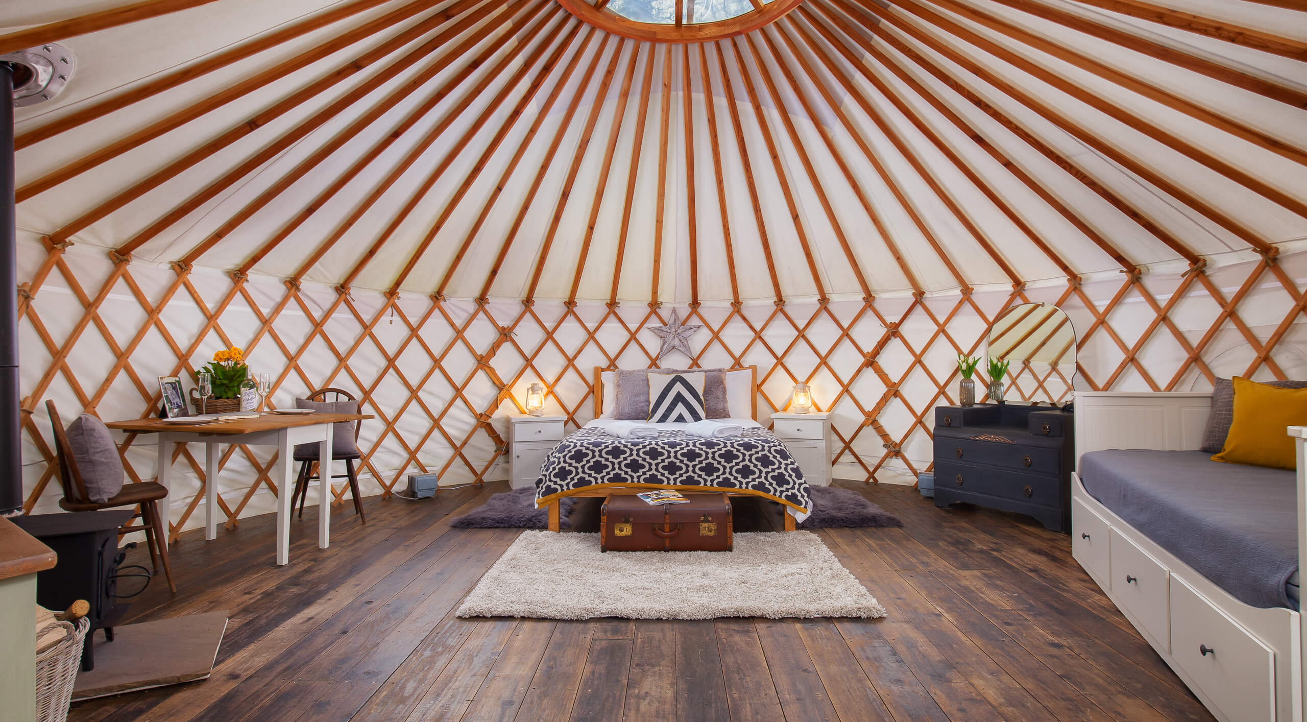 Fancy yurts 2024