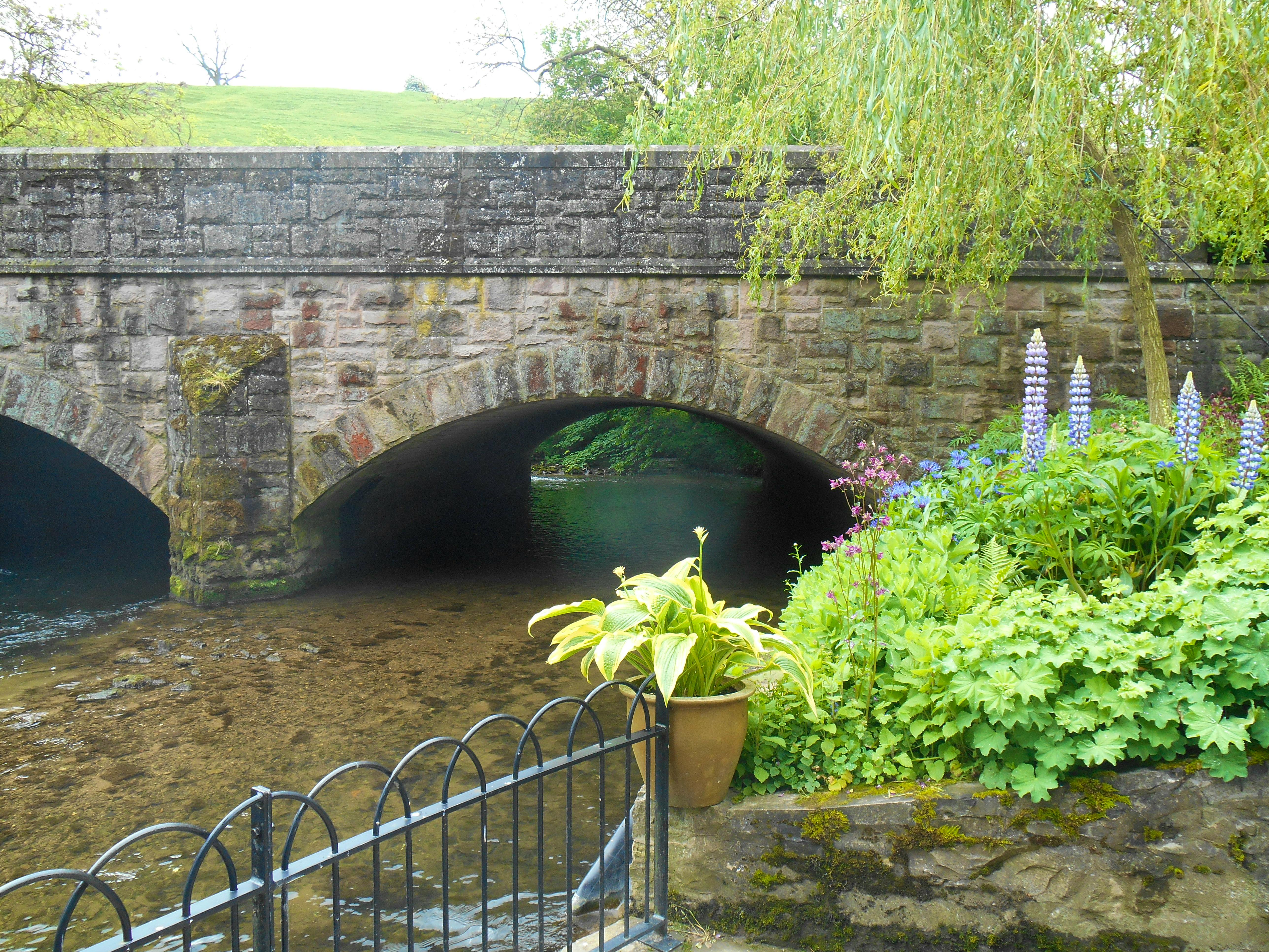 River Wye runs by bottom of garden