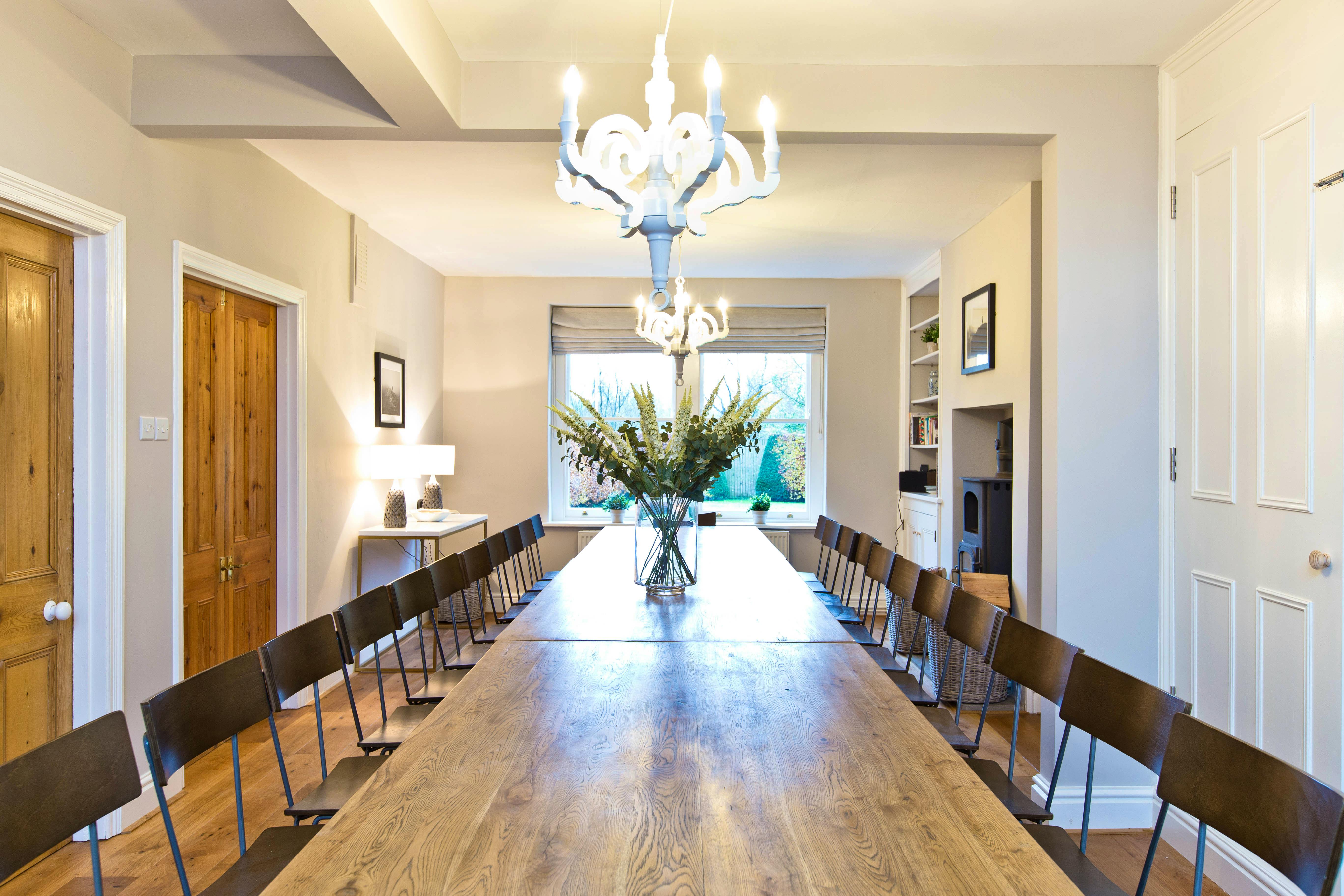 Dining for 26 - 30 guests