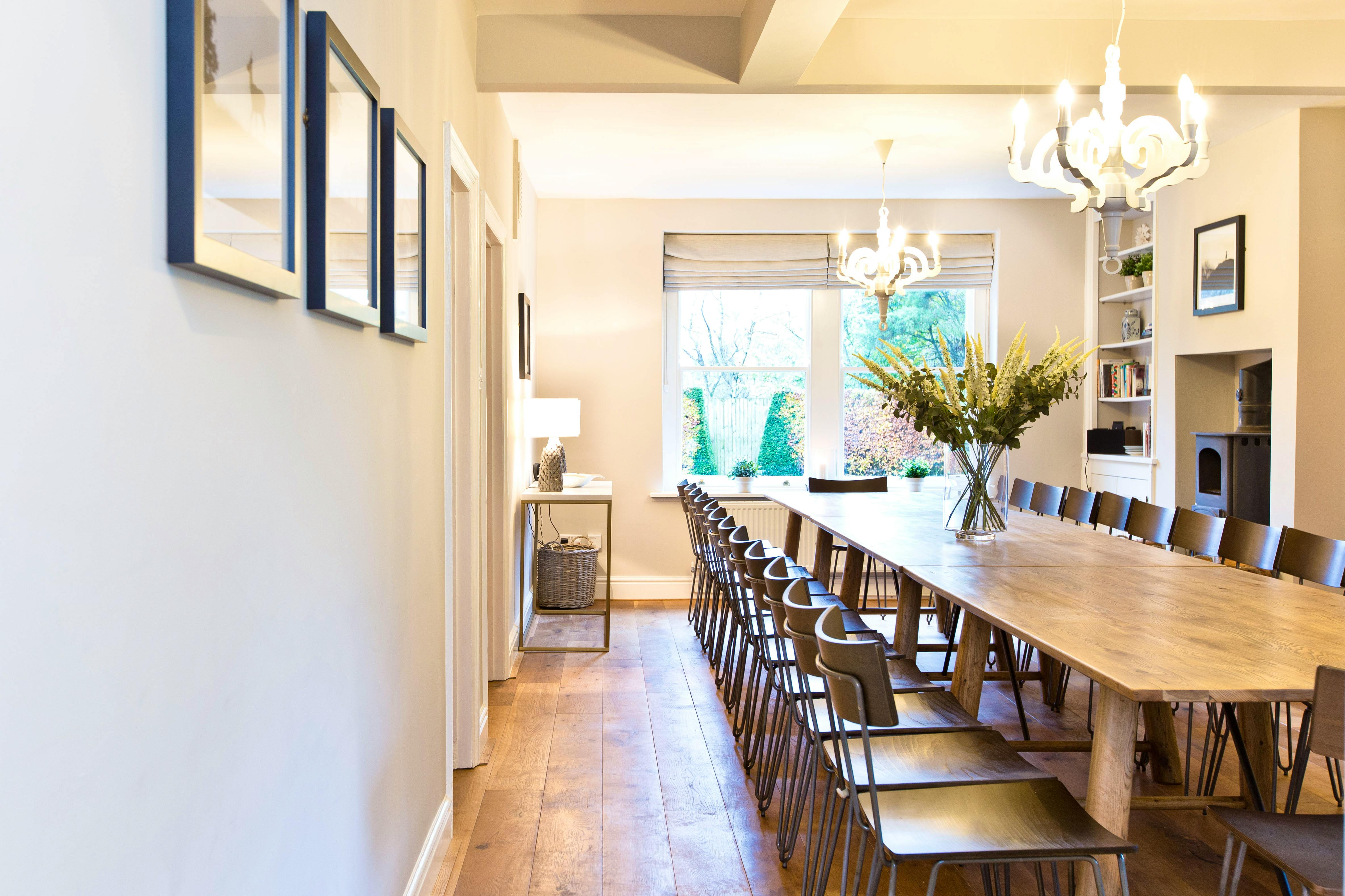 Dining for 26 - 30 guests