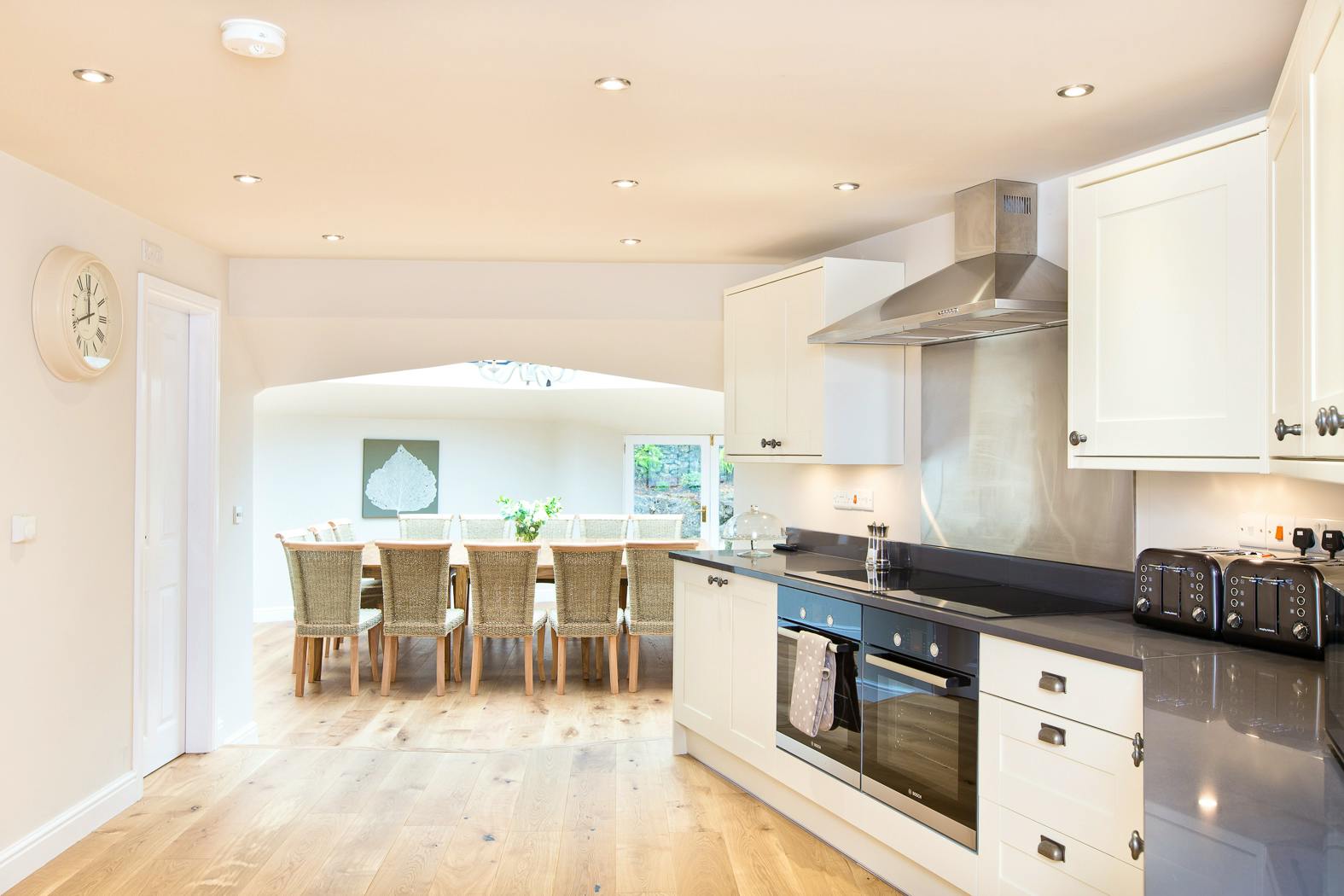 Kitchen through to dining area