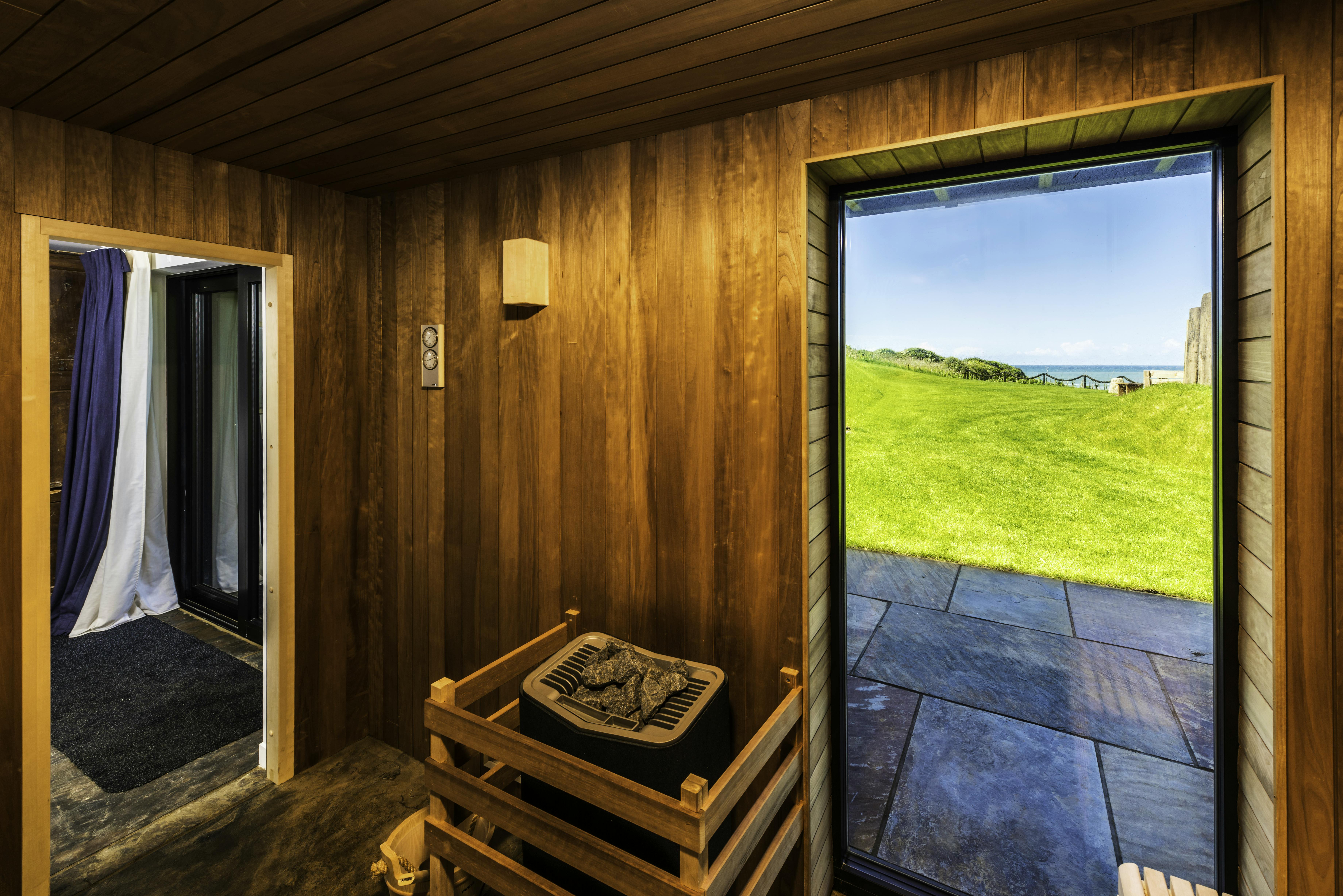 Sauna with a view