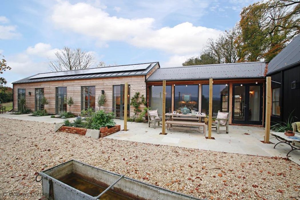 The Apple House, a modern house built on the site of an apple store.