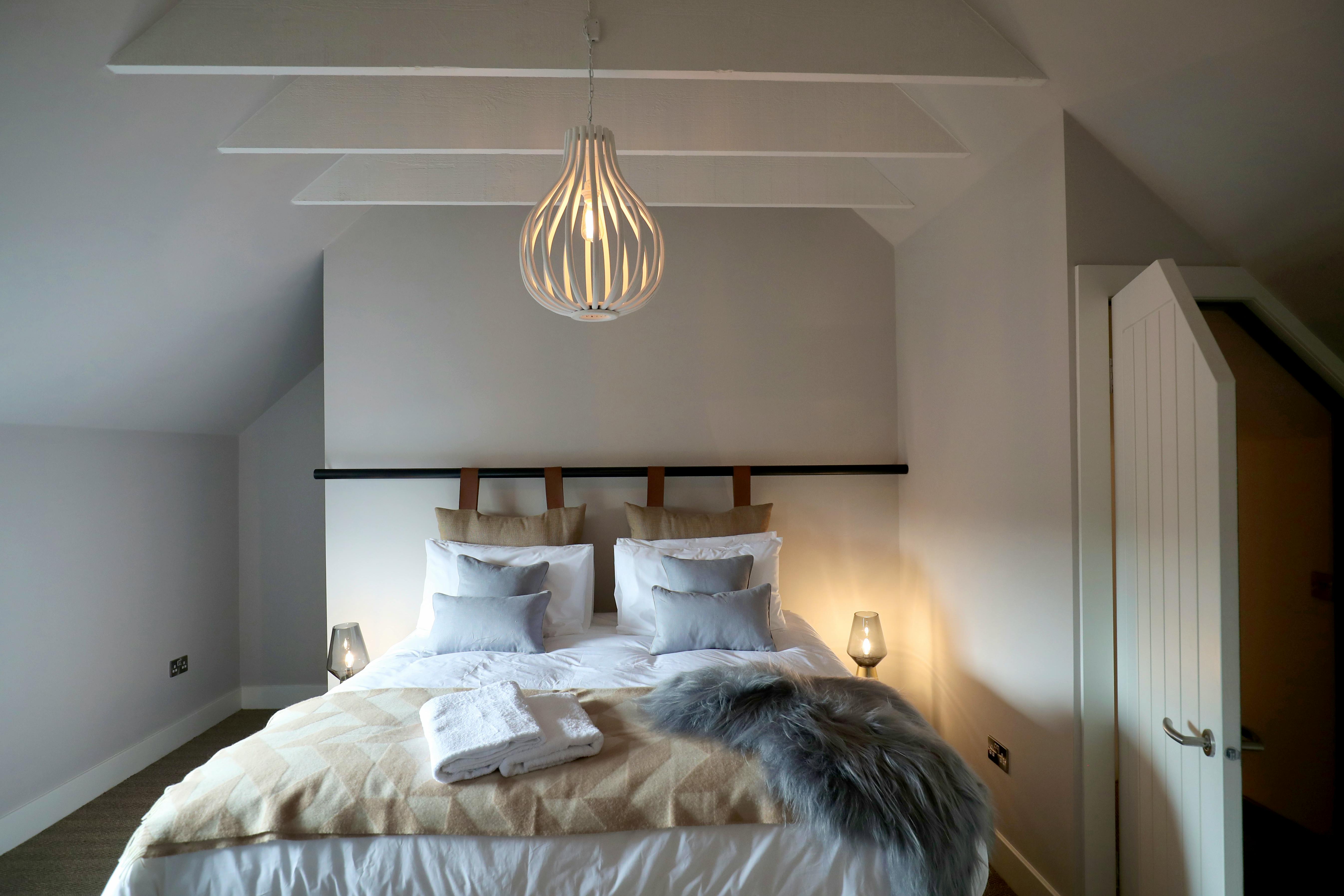 Master Bedroom - option to set it up as a Superking or Twin beds, located upstairs and has ensuite