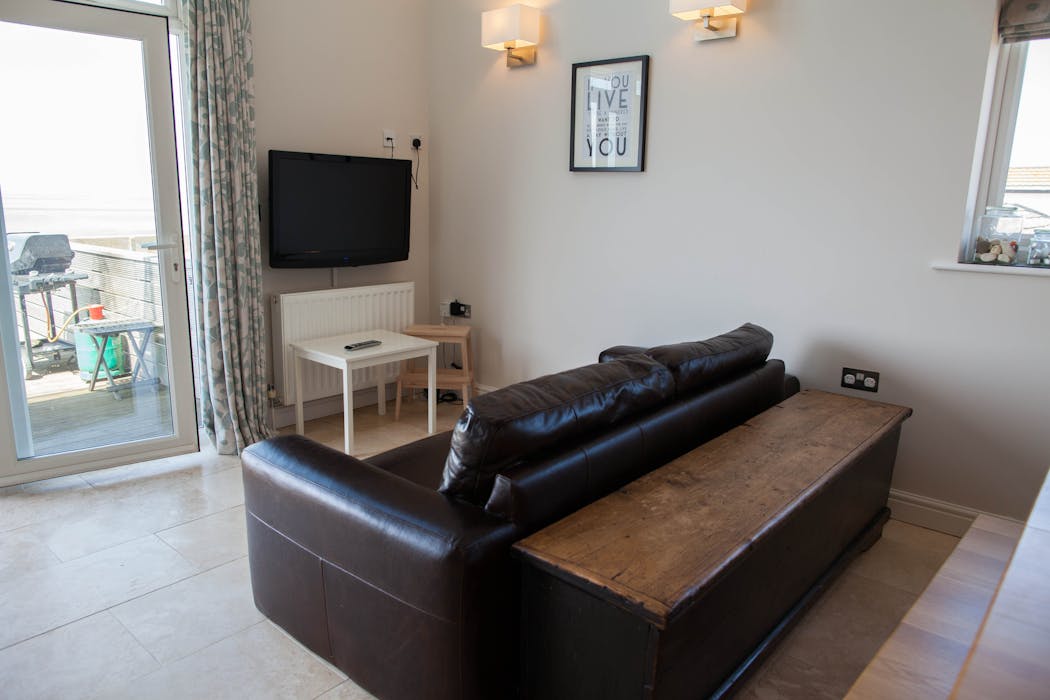 The Heacham House, a house on the beach in Norfolk.