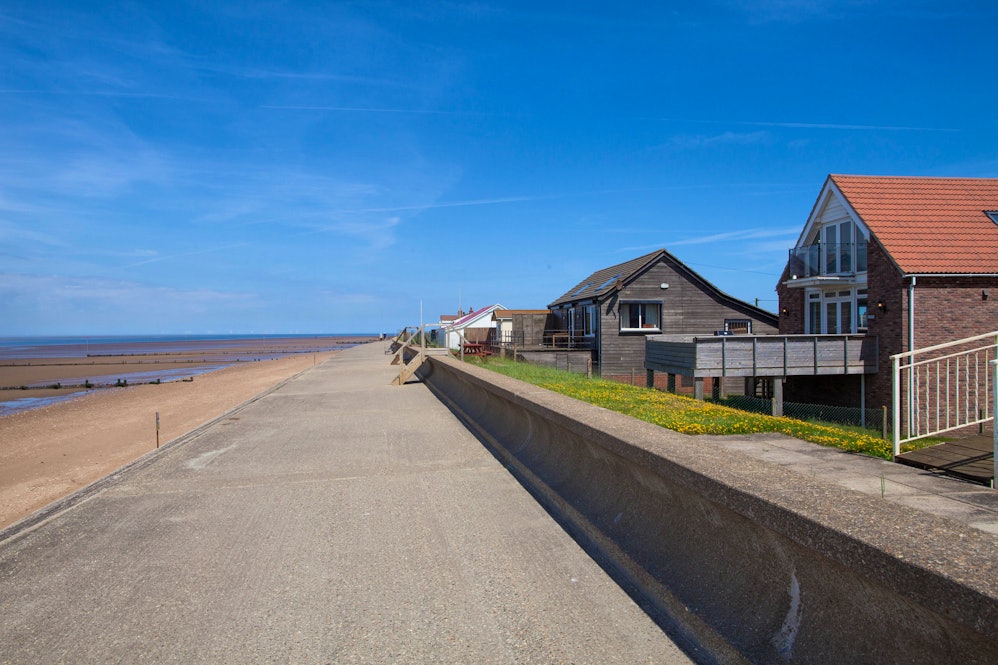 The Heacham House, a house on the beach in Norfolk.