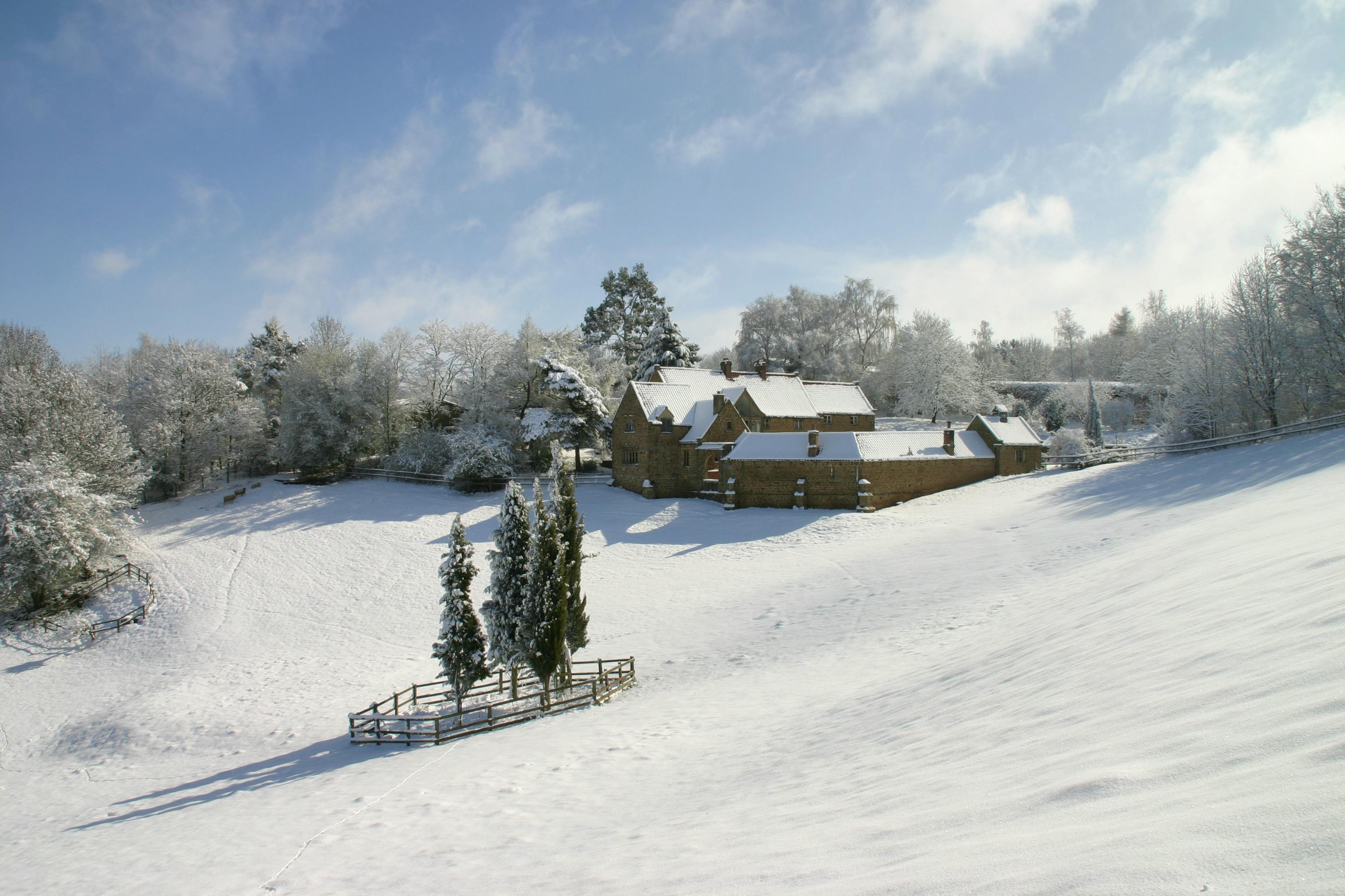 Heath Farm, snug in winter