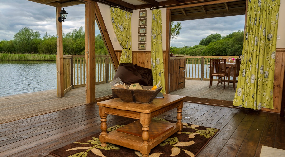 the raft at chigborough a floating lake cabin for 4 in essex