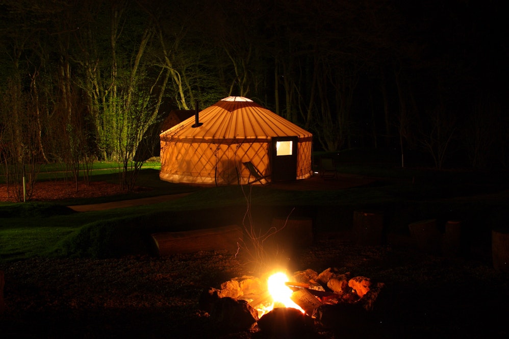 The Yurt Retreat Somerset Beautiful yurt glamping CoolStays