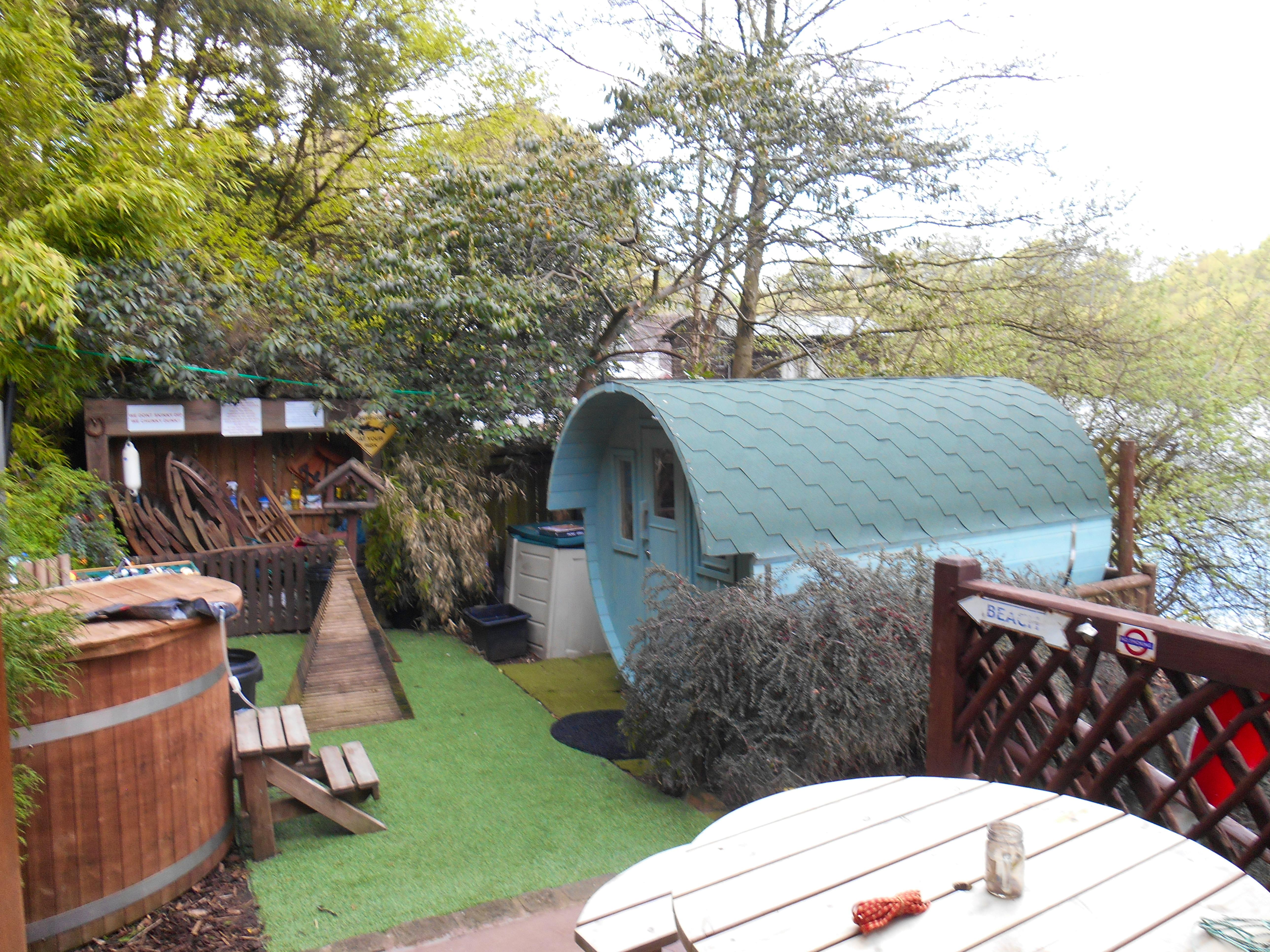 sleeps 2 extra in the glamping pod