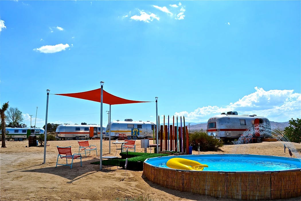 Kates Lazy Desert Airstreams Retro Airstream Rentals In