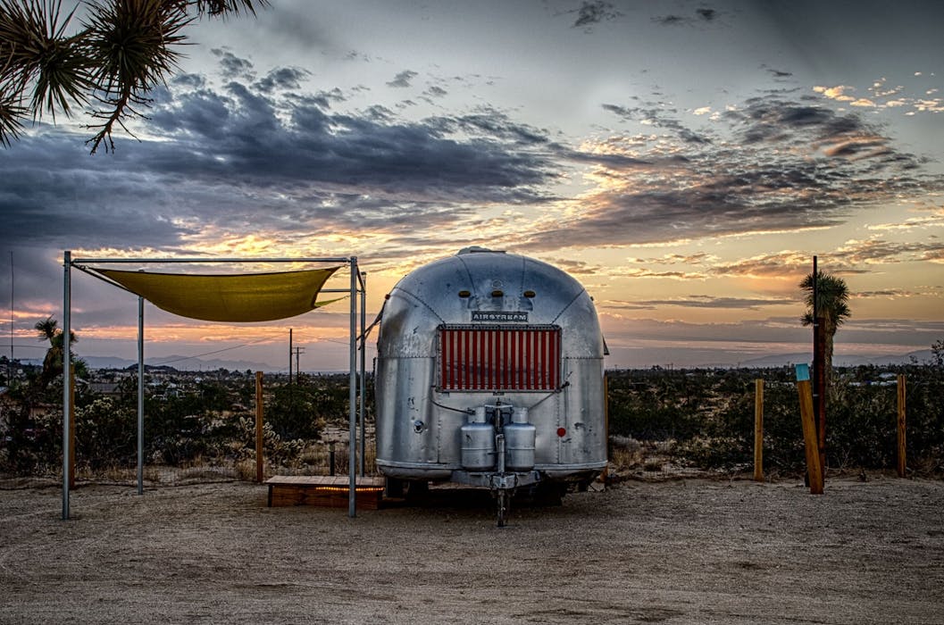 Kates Lazy Desert Airstreams Retro Airstream Rentals In