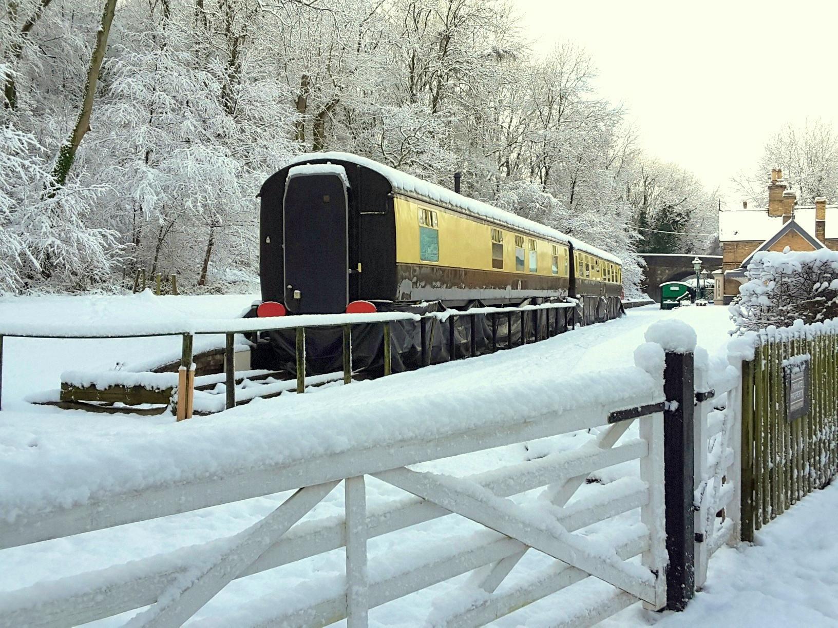 Ext. 14 view from the gate of the carriage car park