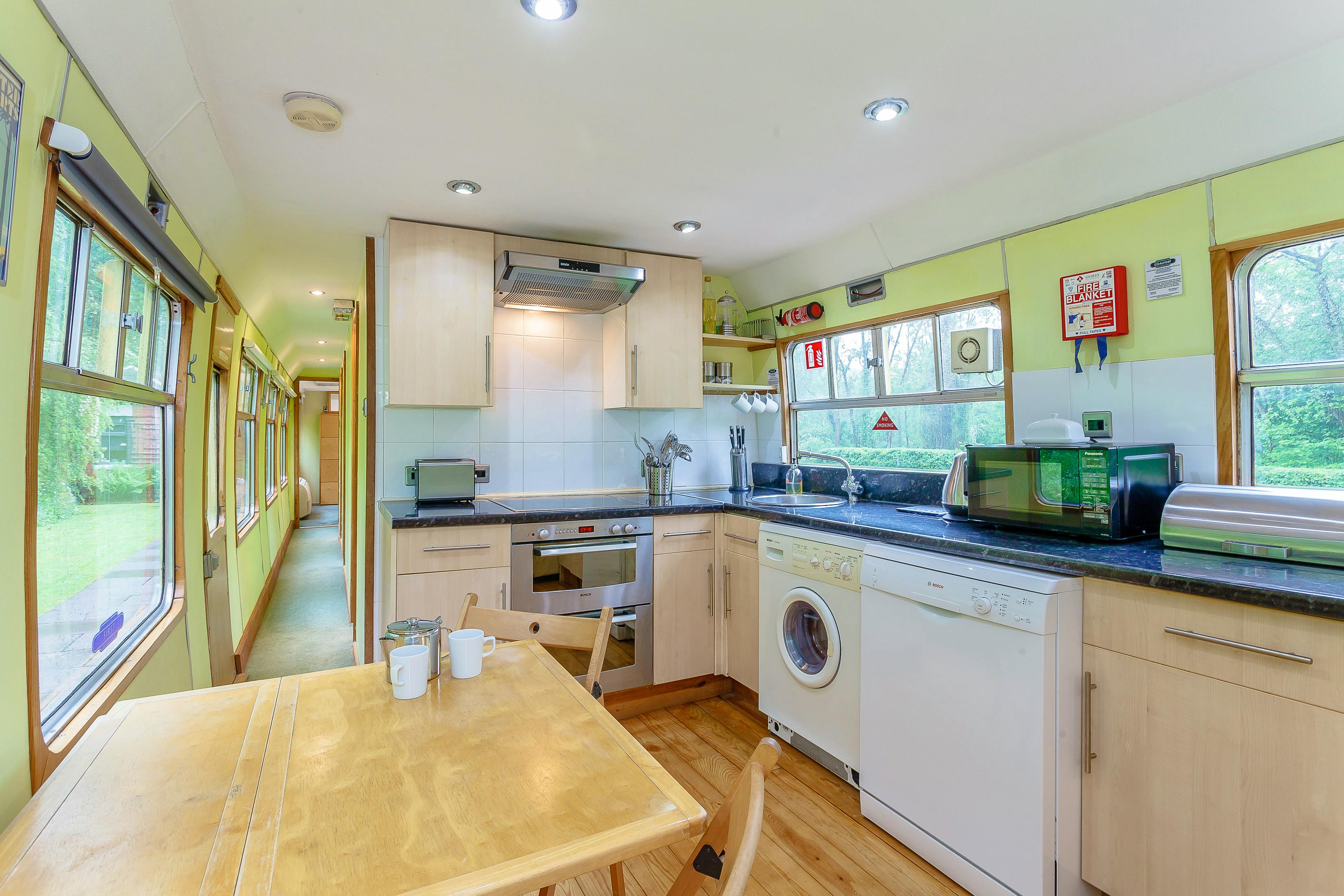 Int. 3a. carriage 1 view of kitchen diner from hallway