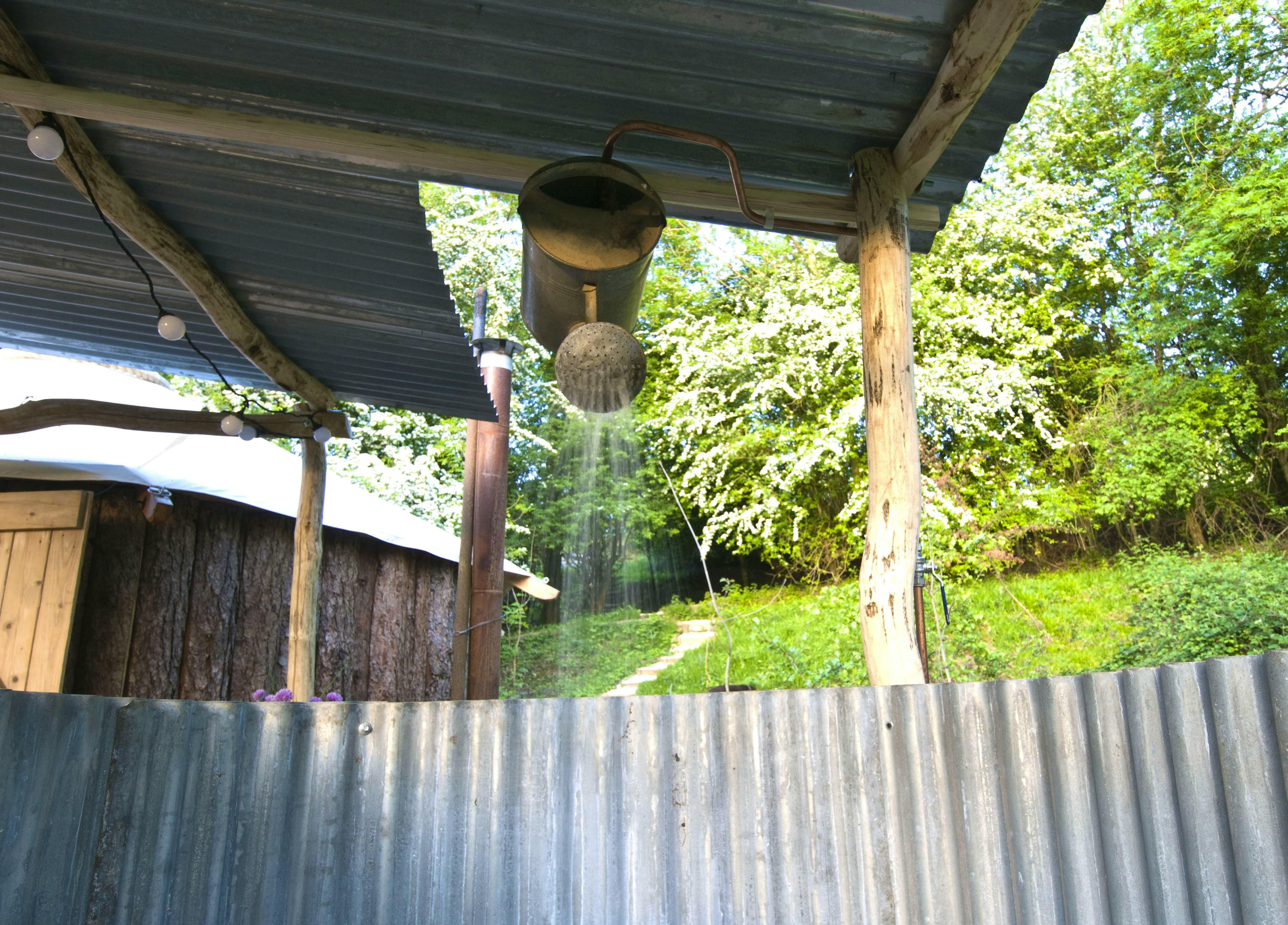 The cowboy shower in action