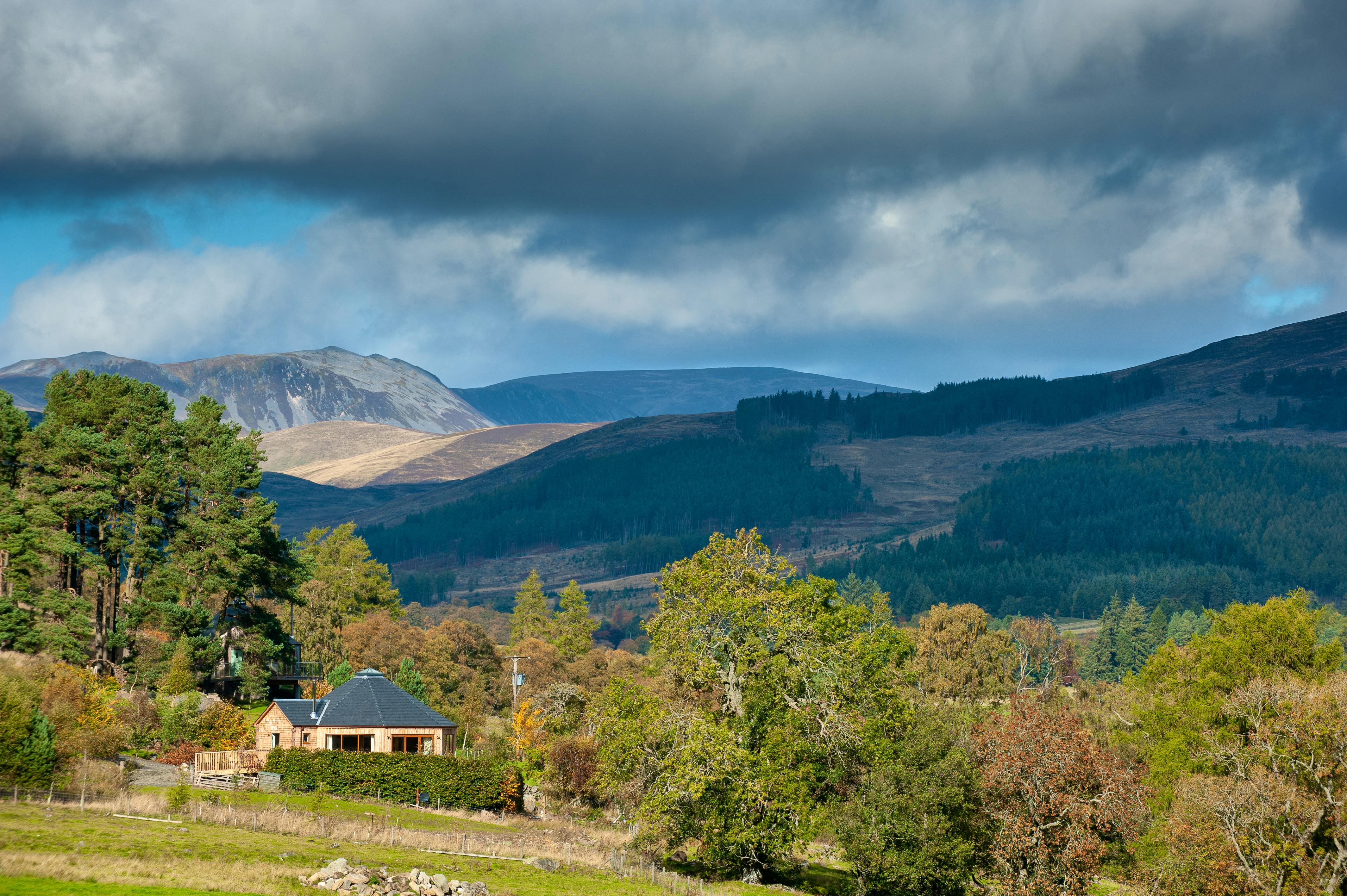 Silver Birch Treehouse - With the Cairngorm Mountains