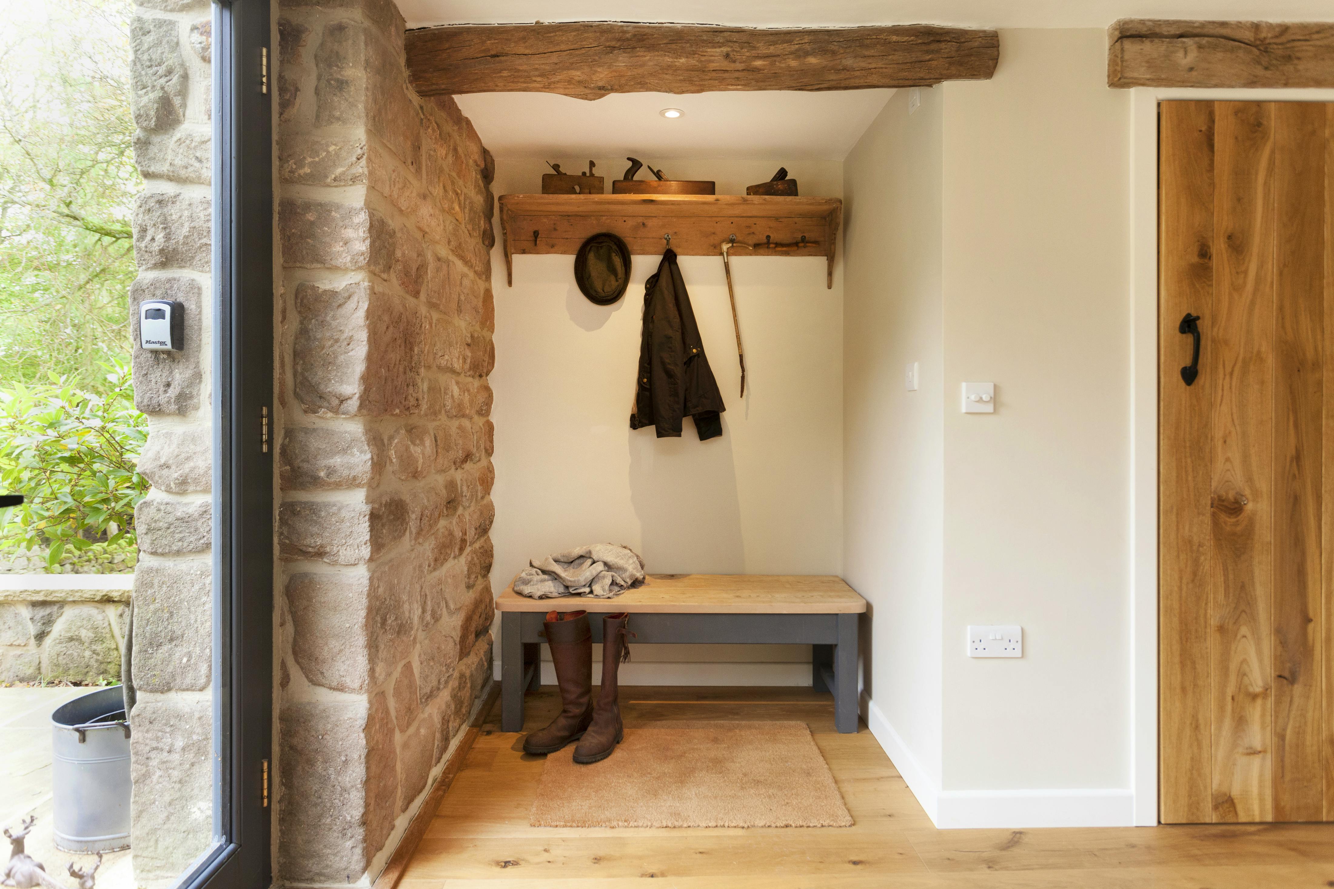 Plenty of room for coats and boots and a downstairs loo.