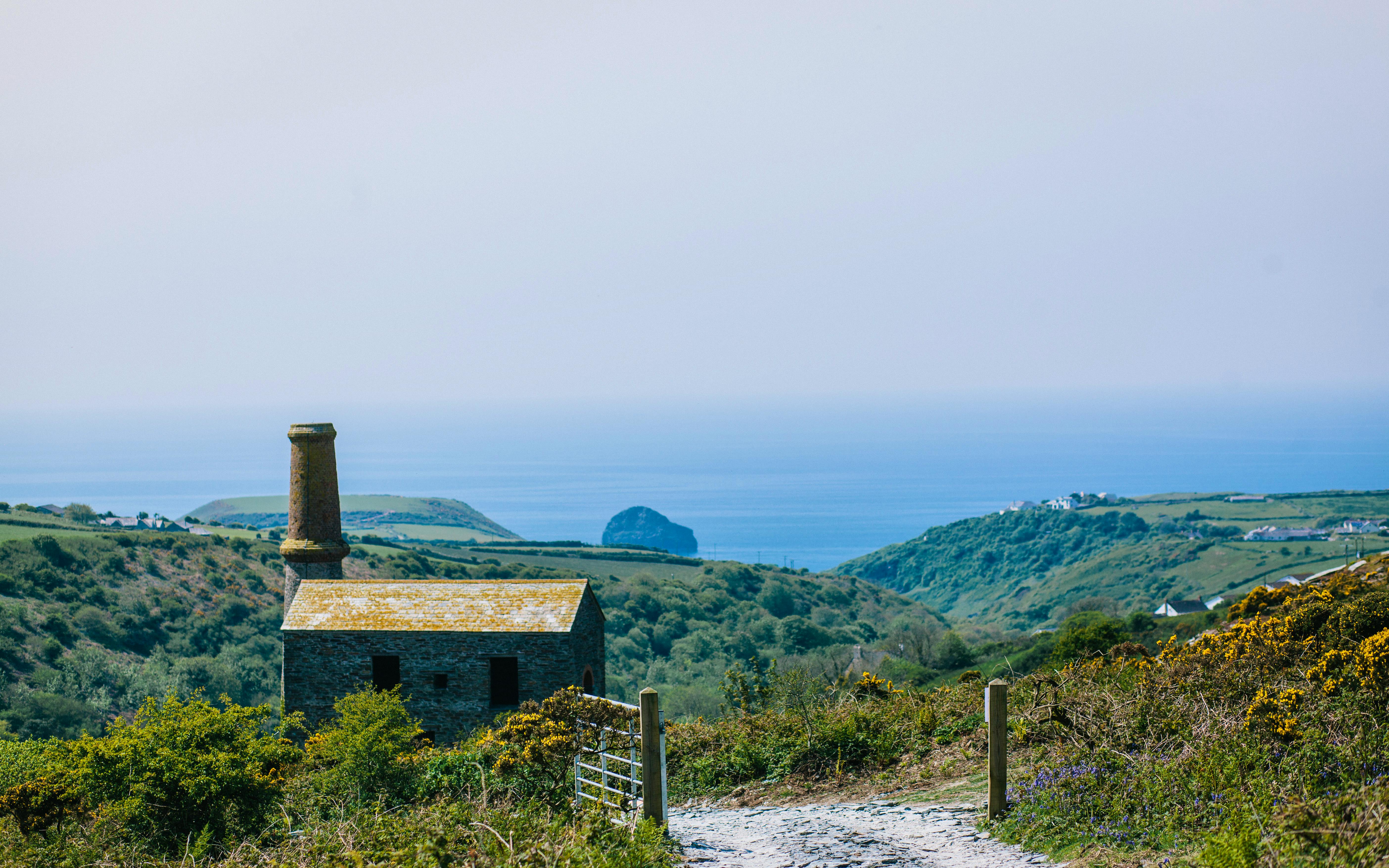 The view to Trebarwith Strand