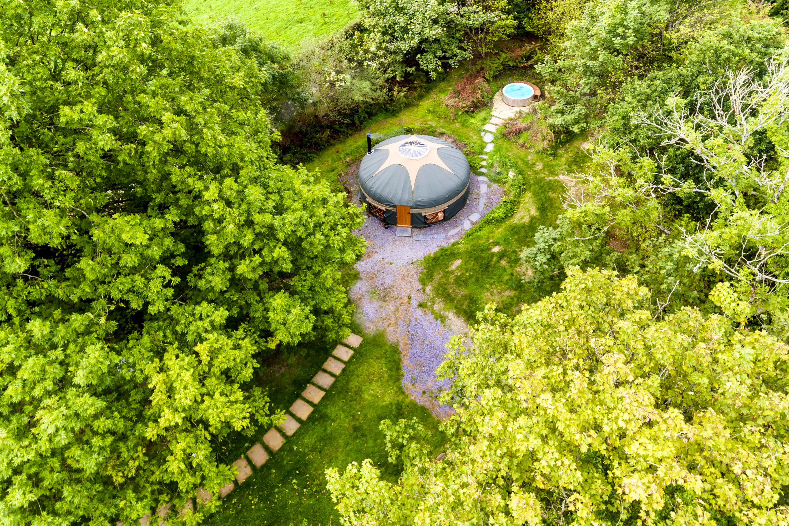 The Country Yurt With Hot Tub Romantic Welsh Yurt