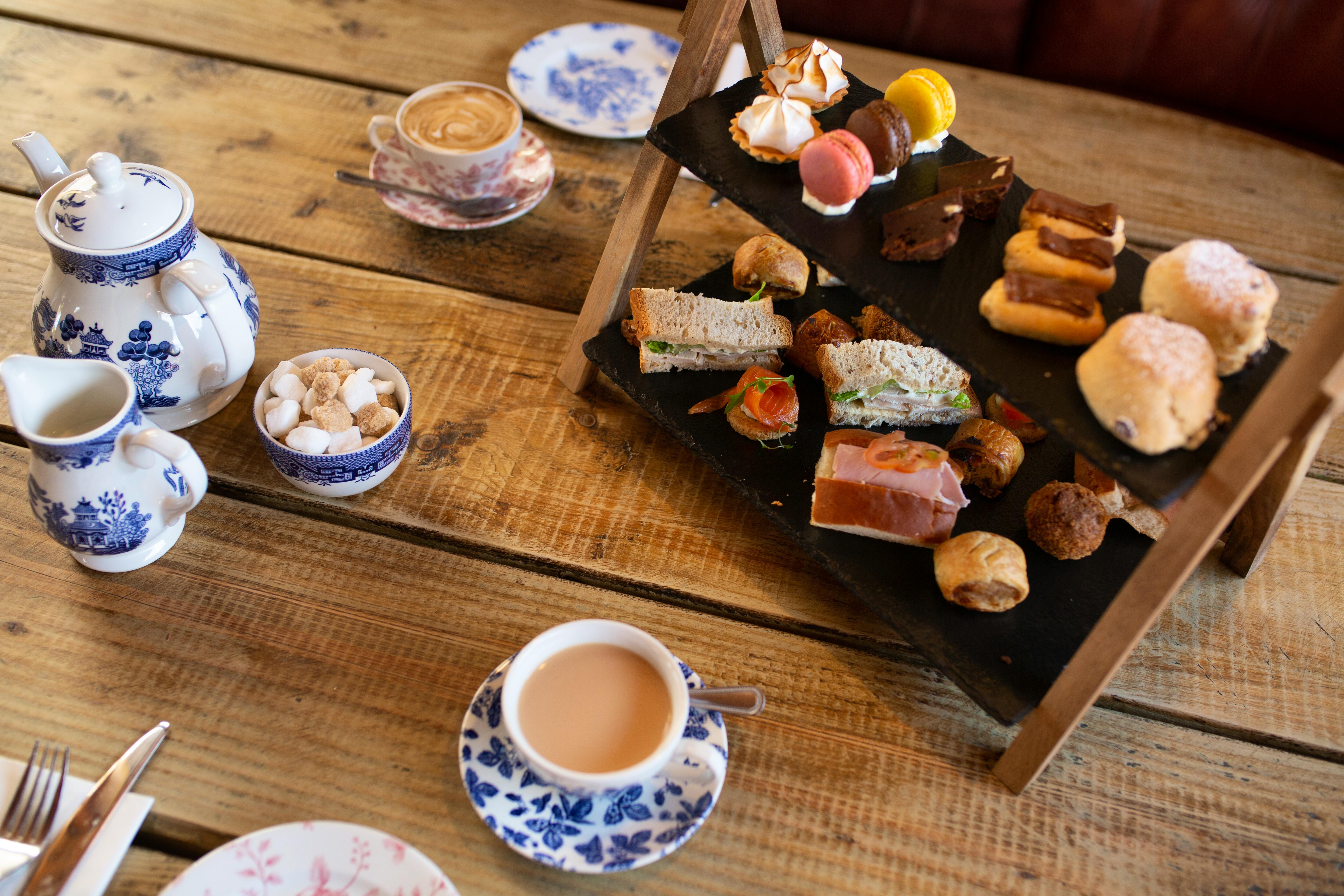 Book in for afternoon tea for two. 