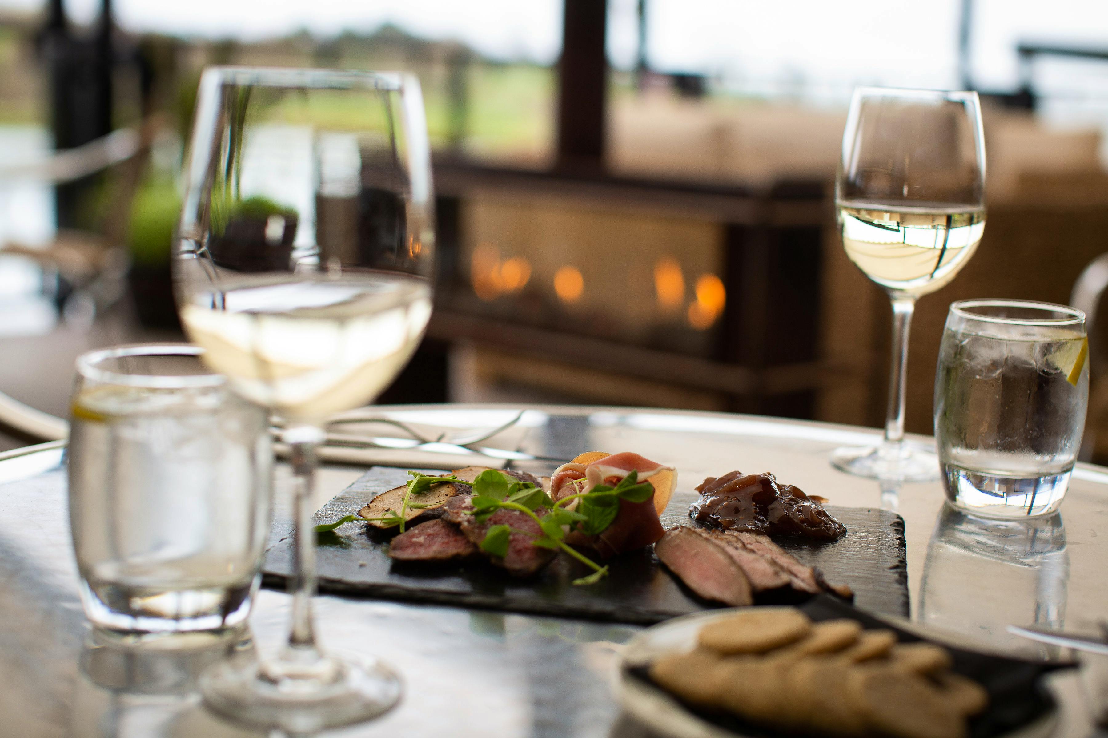 Dine outdoors on our resort veranda, where you can watch fishermen cast as you tuck into wholesome food