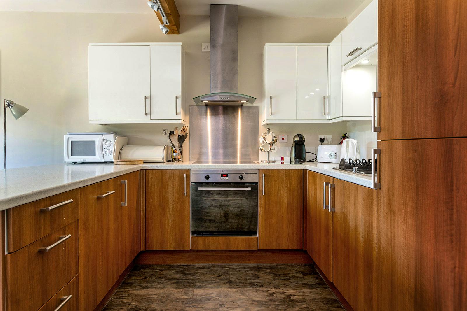Fully equipped kitchen for longer stays