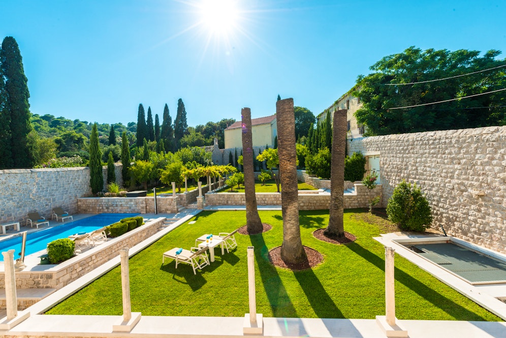 Stone Castle Bellevue Near Dubrovnik Croatia