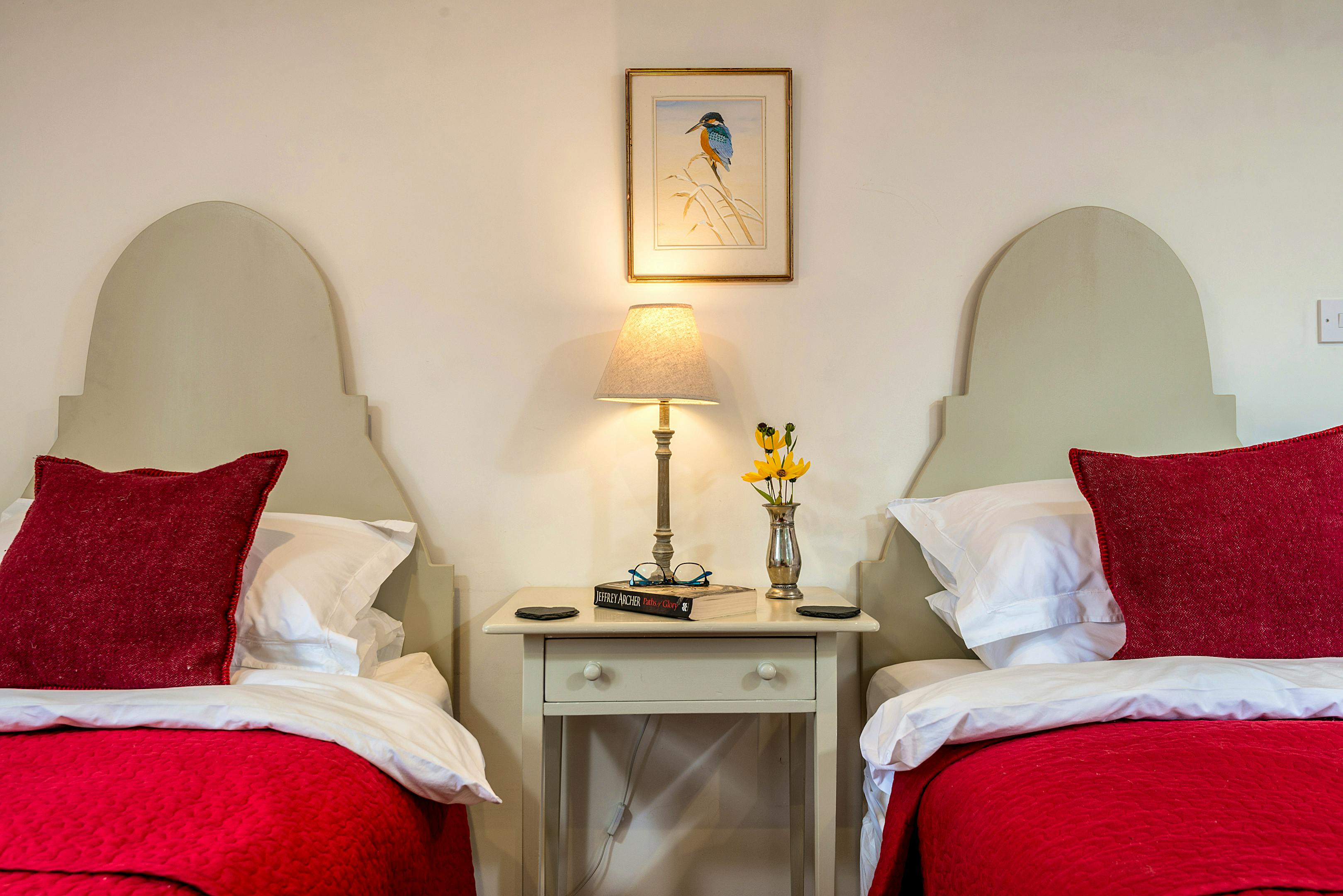 Kelmscott bedroom in Garden Cottage